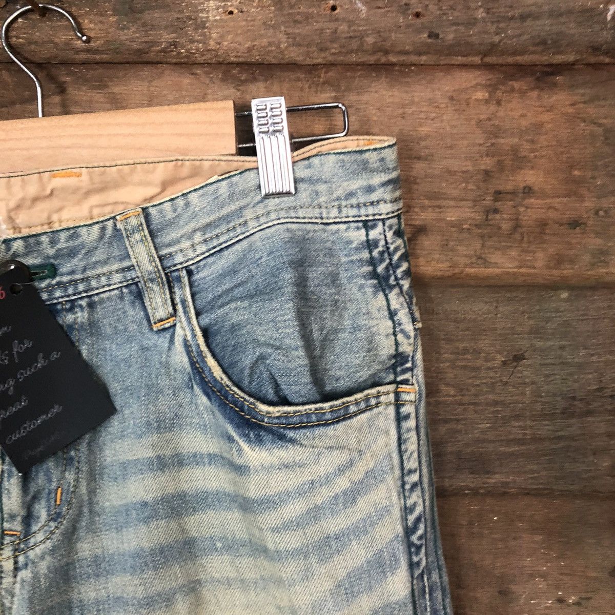 ADAM ET ROPE Adam Et Rope faded Blue Distressed Denim #5111 Size US 30 / EU 46 - 5 Thumbnail