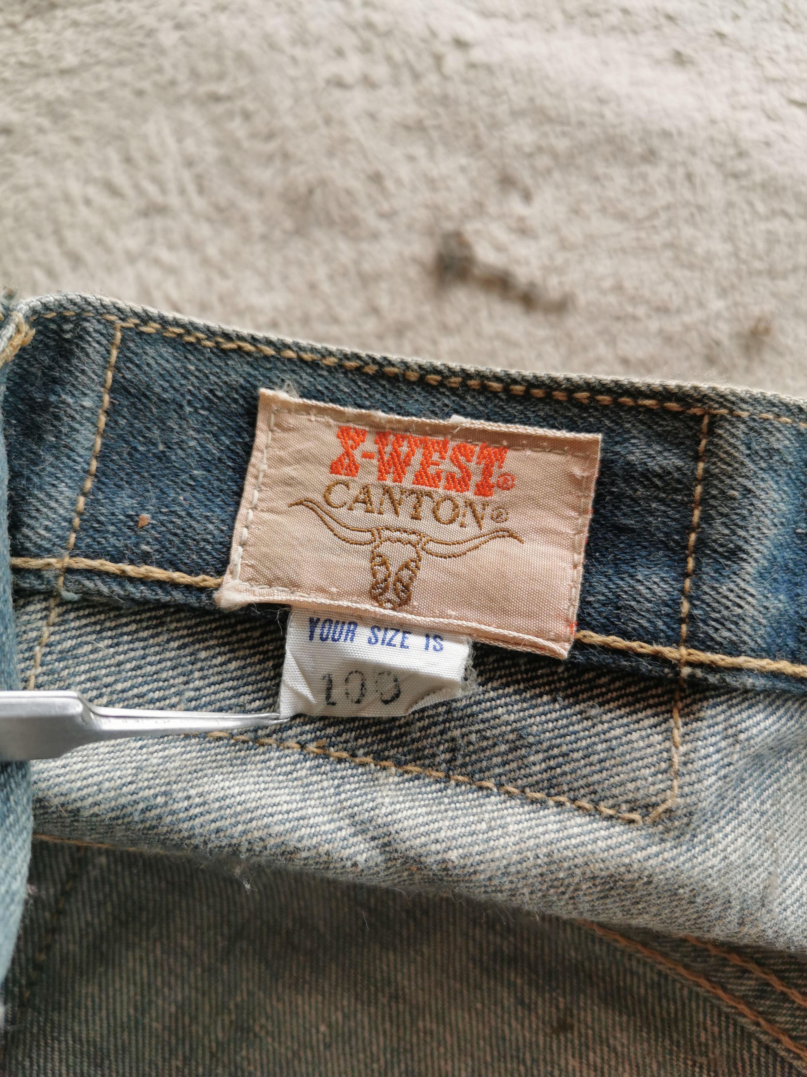 Vintage Rare Canton X West Workwear Jeans Beautiful Patina Size 38 Size US 38 / EU 54 - 8 Thumbnail