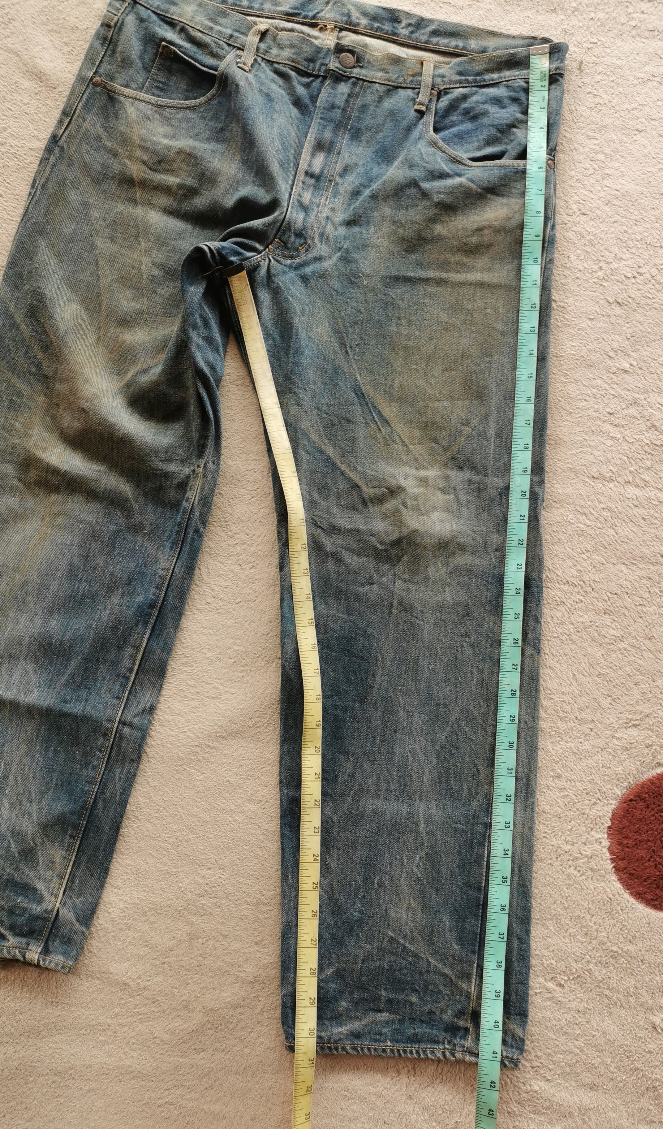 Vintage Rare Canton X West Workwear Jeans Beautiful Patina Size 38 Size US 38 / EU 54 - 11 Thumbnail