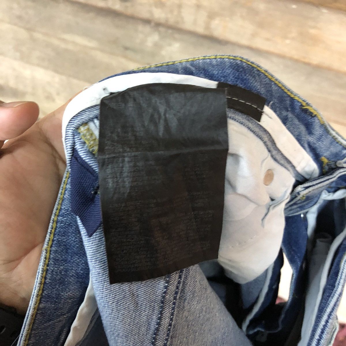 Japanese Brand ZMDC blue Distressed Denim Pants #5137 Size US 30 / EU 46 - 18 Thumbnail