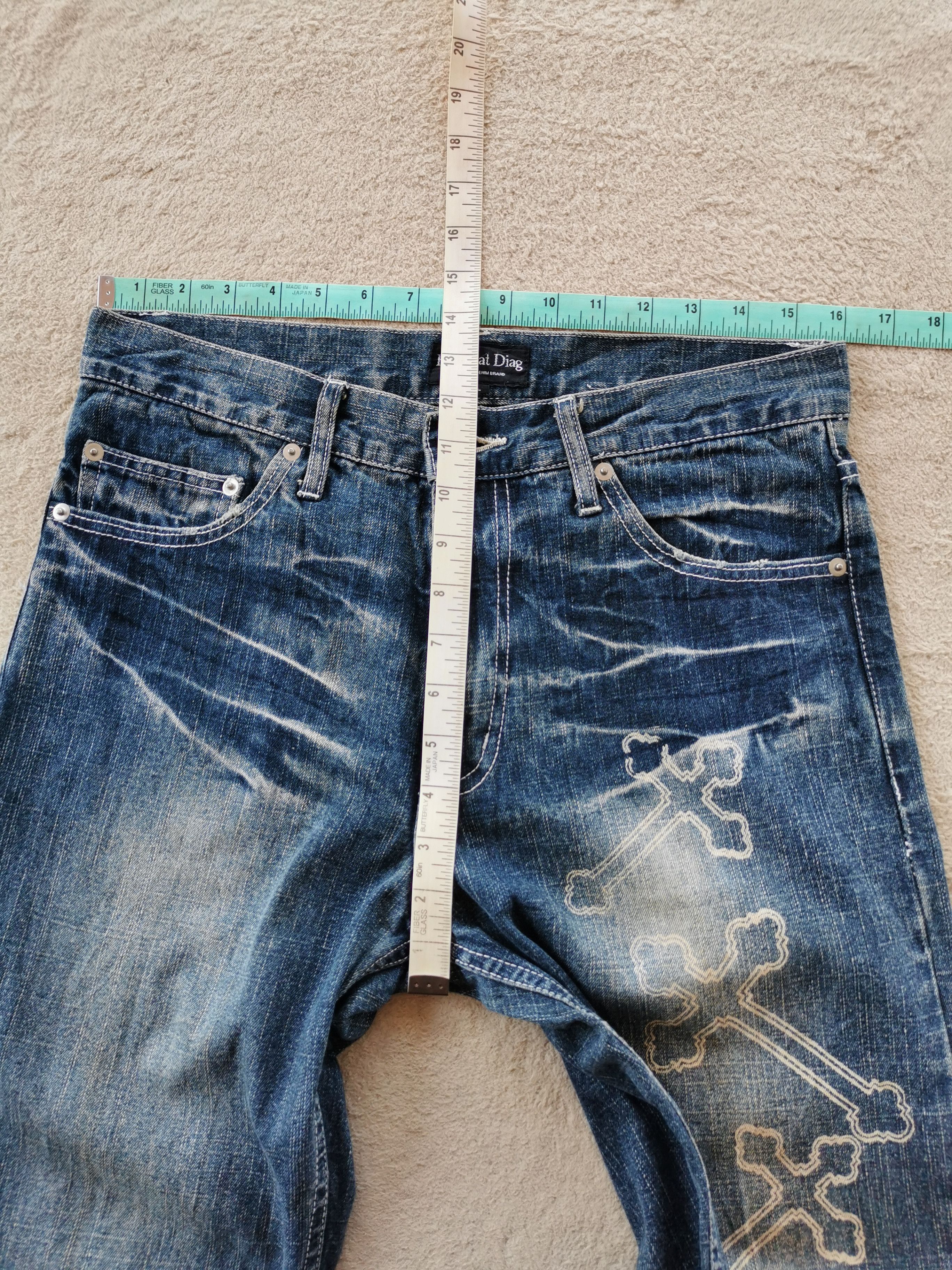 If Six Was Nine Free Beat Japan Cross Jeans Size US 32 / EU 48 - 9 Thumbnail