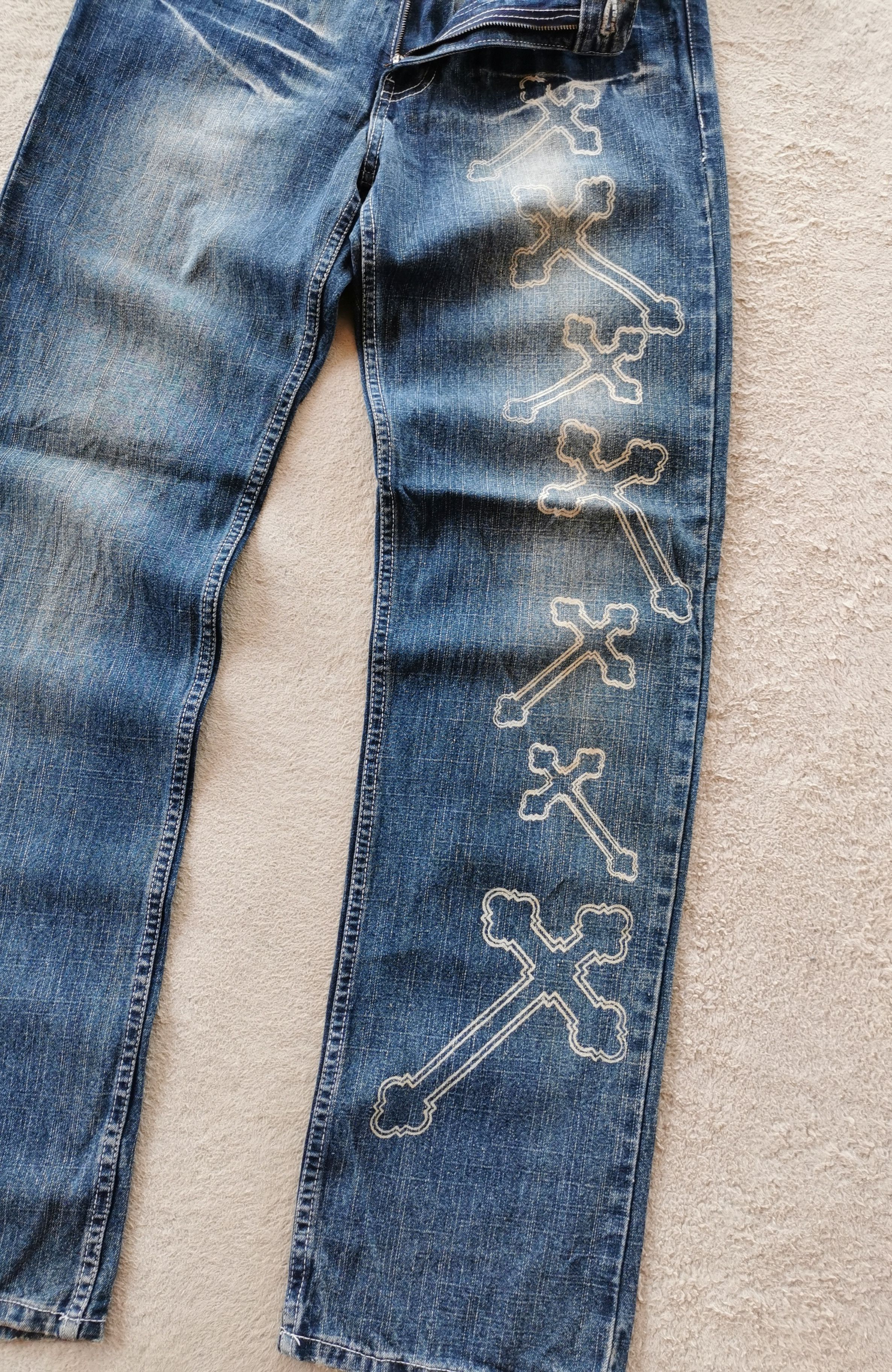 If Six Was Nine Free Beat Japan Cross Jeans Size US 32 / EU 48 - 4 Thumbnail