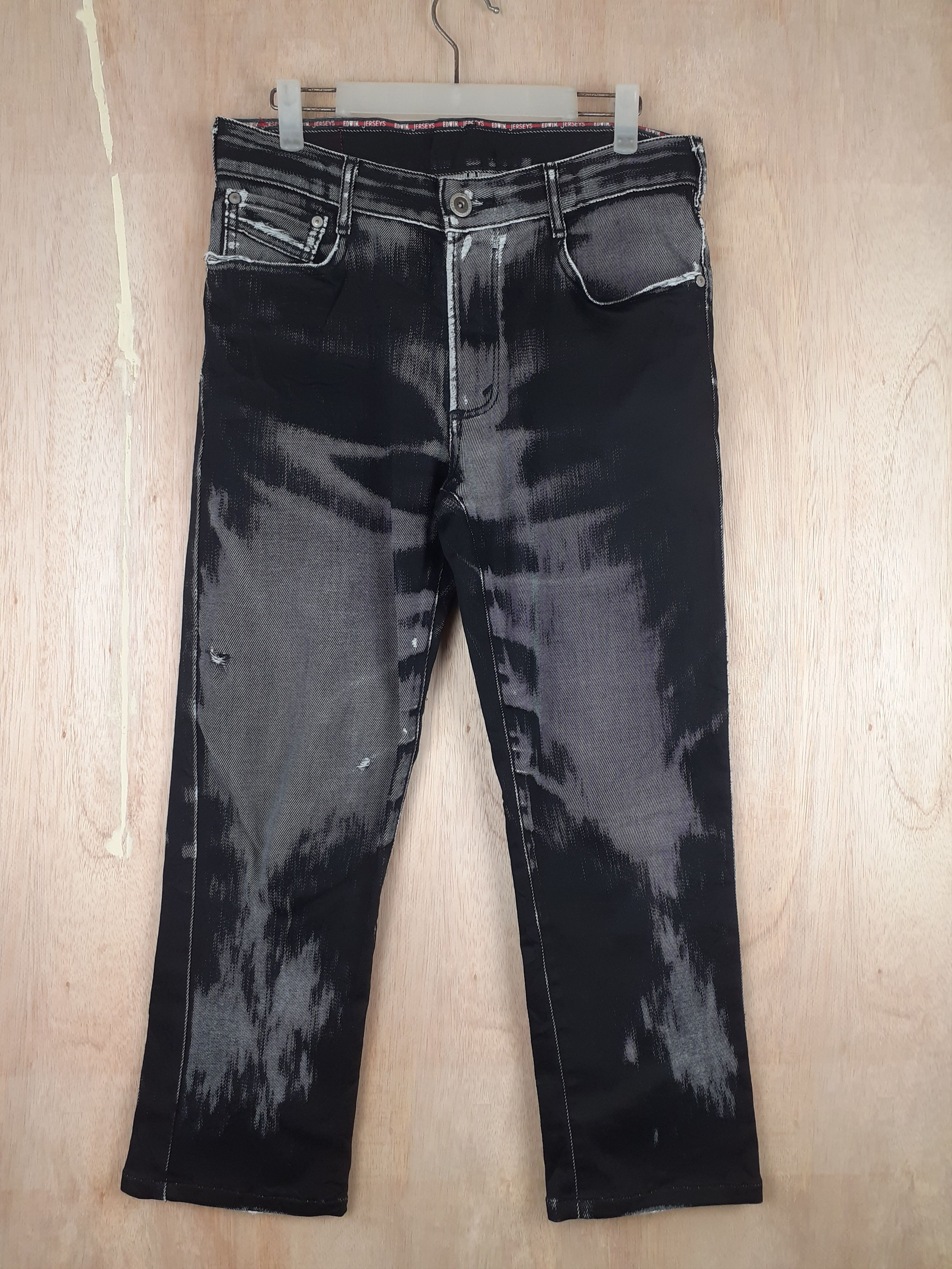 Edwin Edwin Jerseys faded black/gray denim pant #S235 Size US 31 - 1 Thumbnail