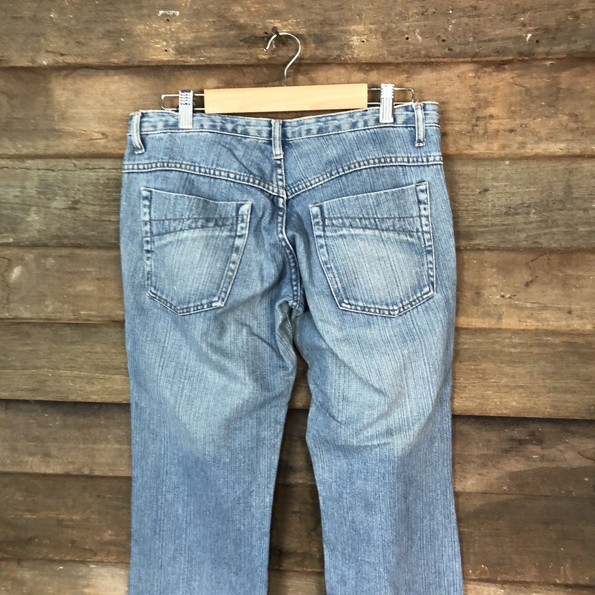 Faded Glory Muito Mais Blue faded Denim Pants #5028 Size 26" / US 2 / IT 38 - 12 Thumbnail