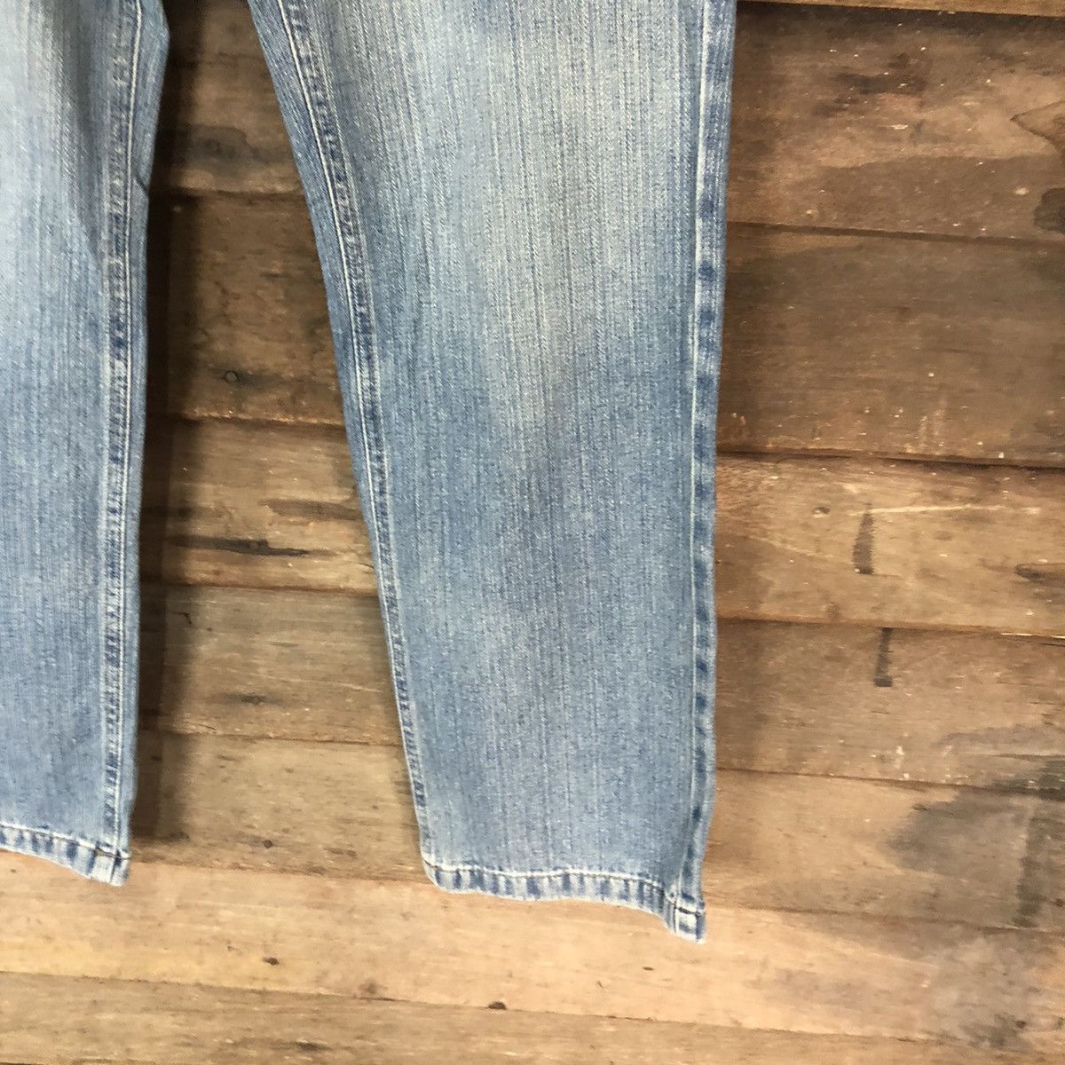 Faded Glory Muito Mais Blue faded Denim Pants #5028 Size 26" / US 2 / IT 38 - 9 Thumbnail