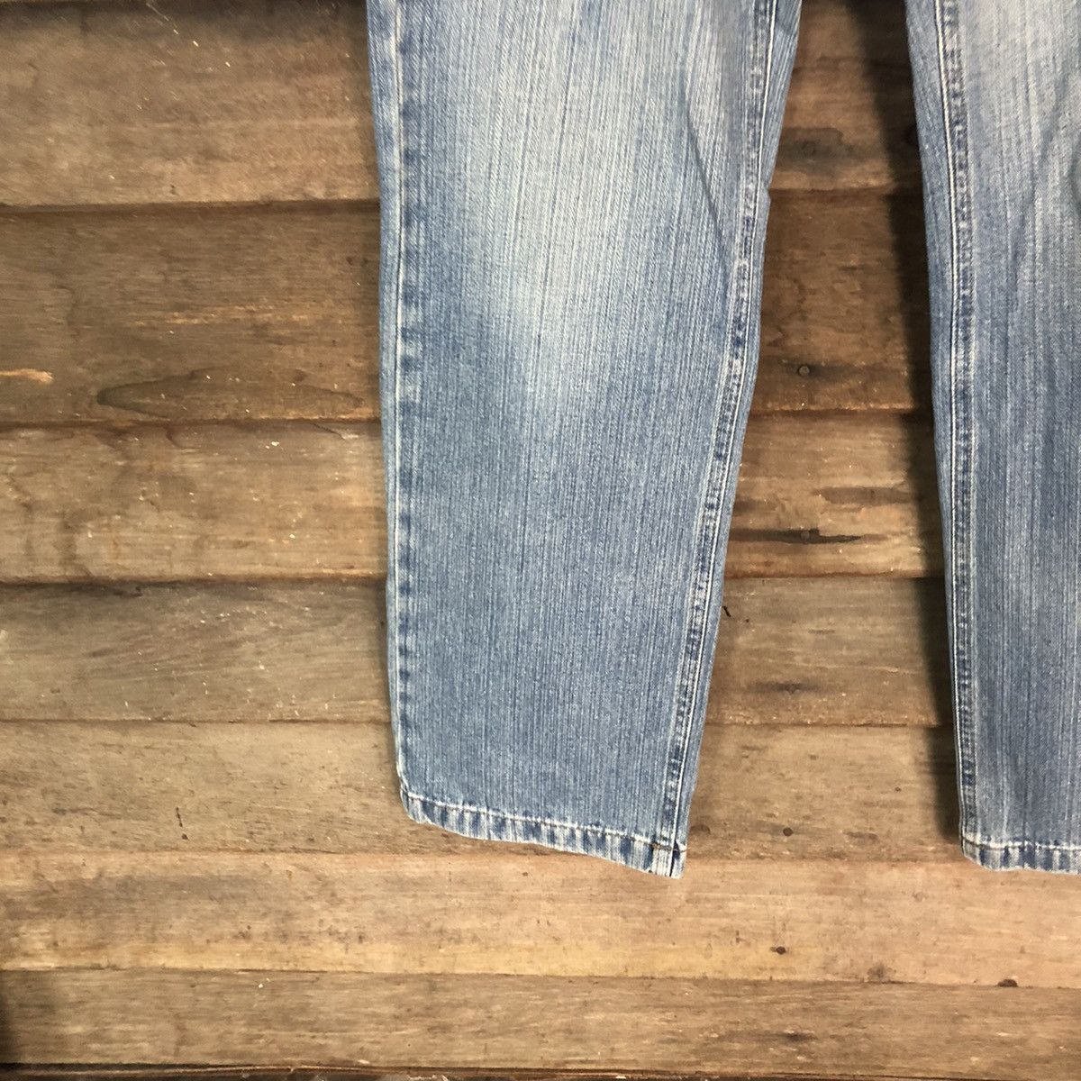 Faded Glory Muito Mais Blue faded Denim Pants #5028 Size 26" / US 2 / IT 38 - 8 Thumbnail