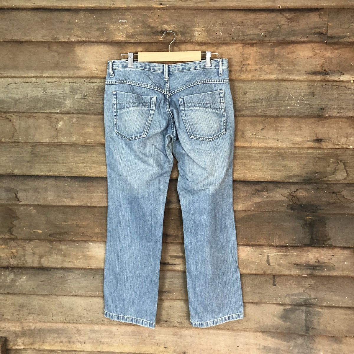 Faded Glory Muito Mais Blue faded Denim Pants #5028 Size 26" / US 2 / IT 38 - 11 Thumbnail