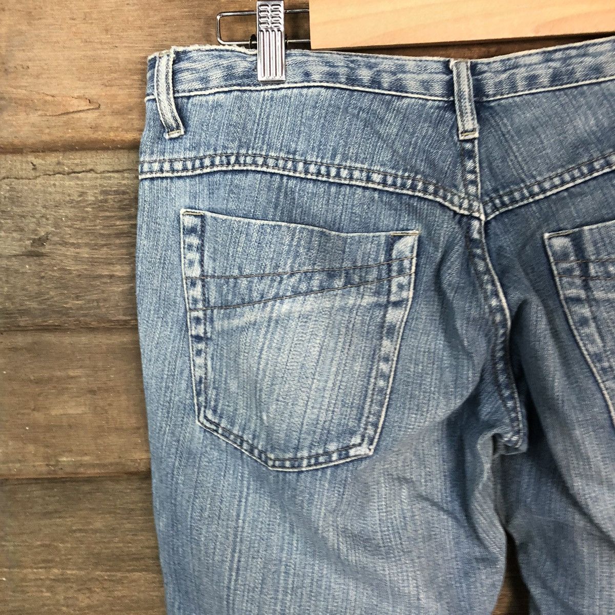 Faded Glory Muito Mais Blue faded Denim Pants #5028 Size 26" / US 2 / IT 38 - 14 Thumbnail