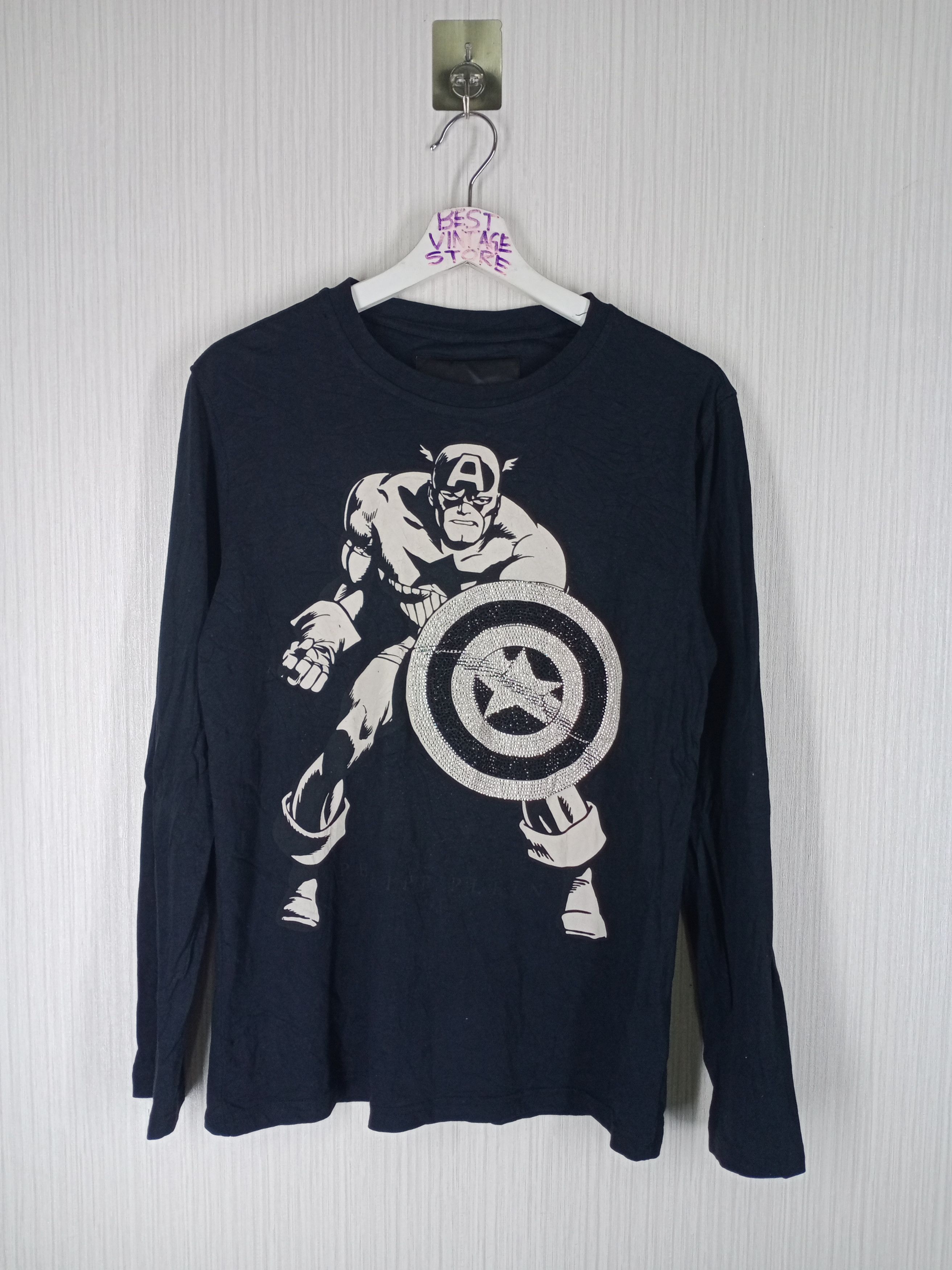 Philipp Plein Rare Philipp Plein x Marvel Black Tee Size US M / EU 48-50 / 2 - 1 Thumbnail