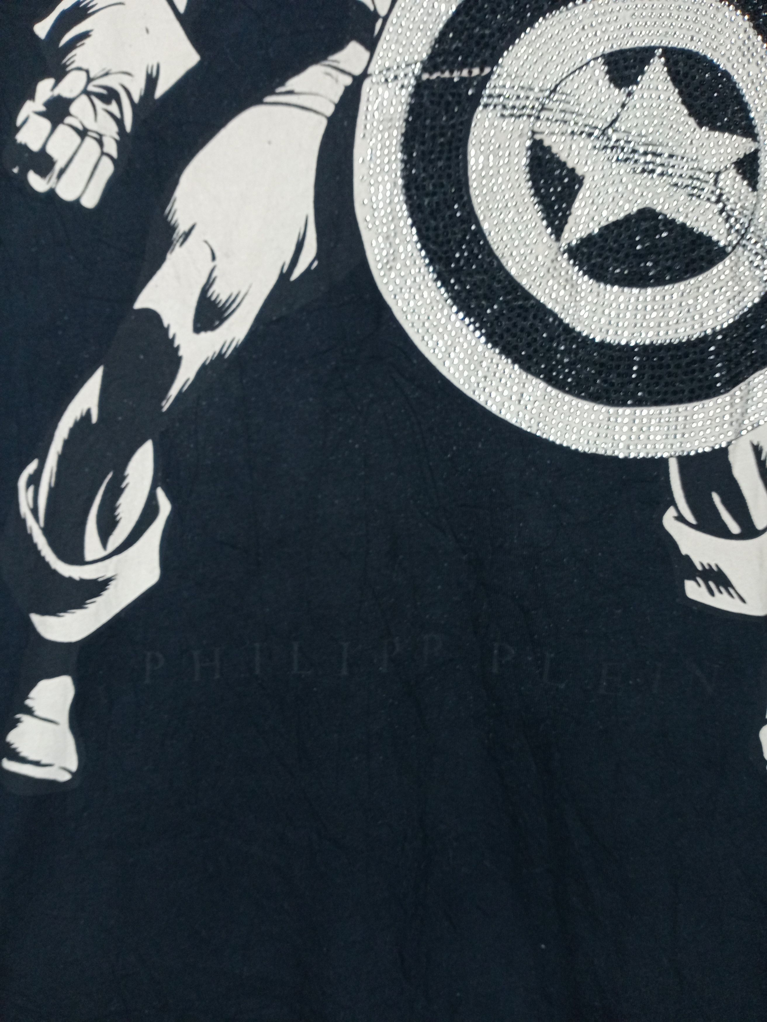 Philipp Plein Rare Philipp Plein x Marvel Black Tee Size US M / EU 48-50 / 2 - 4 Thumbnail
