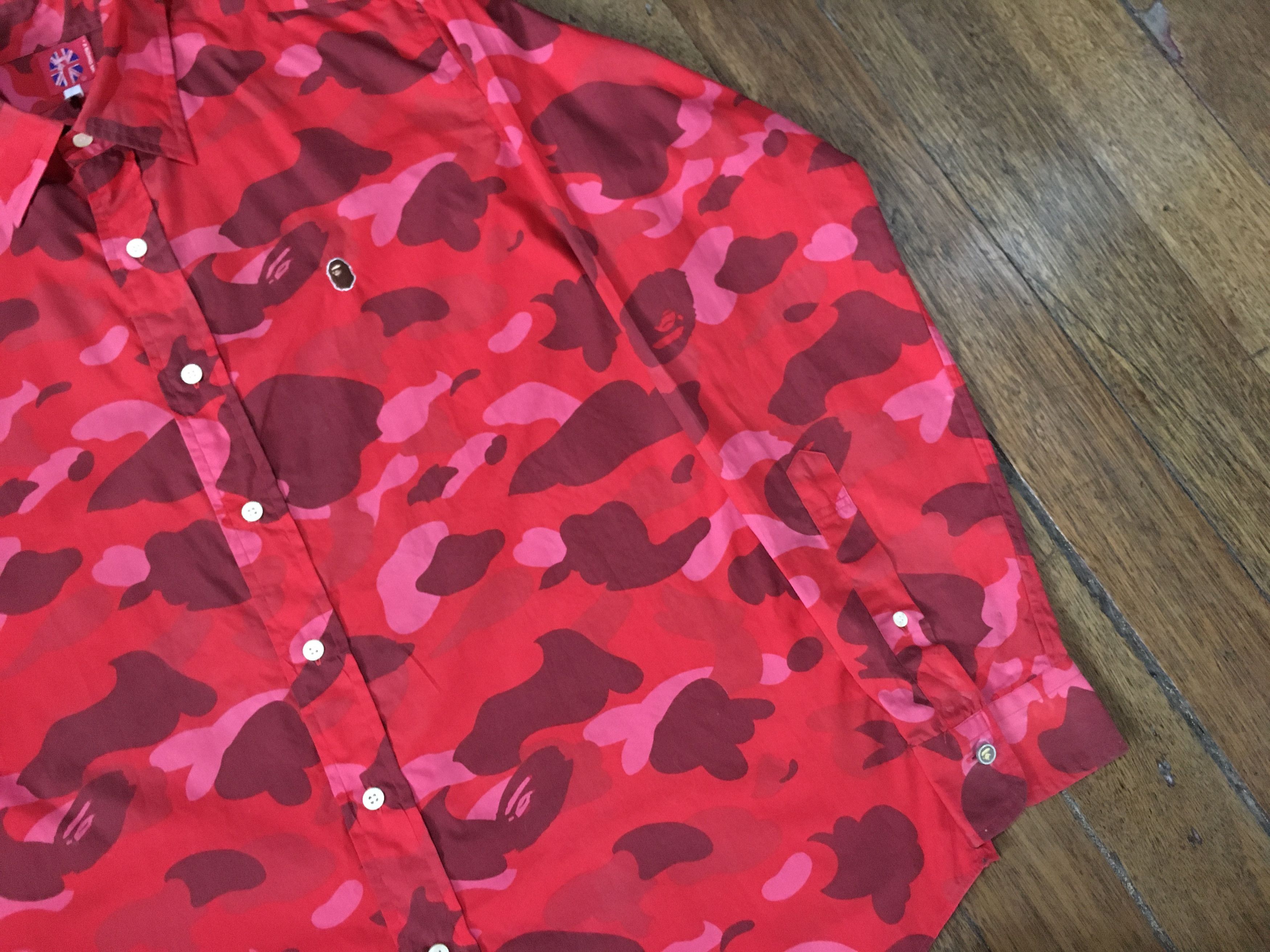 Bape OG BAPE Button Up Polo Longsleeve Size US L / EU 52-54 / 3 - 3 Thumbnail