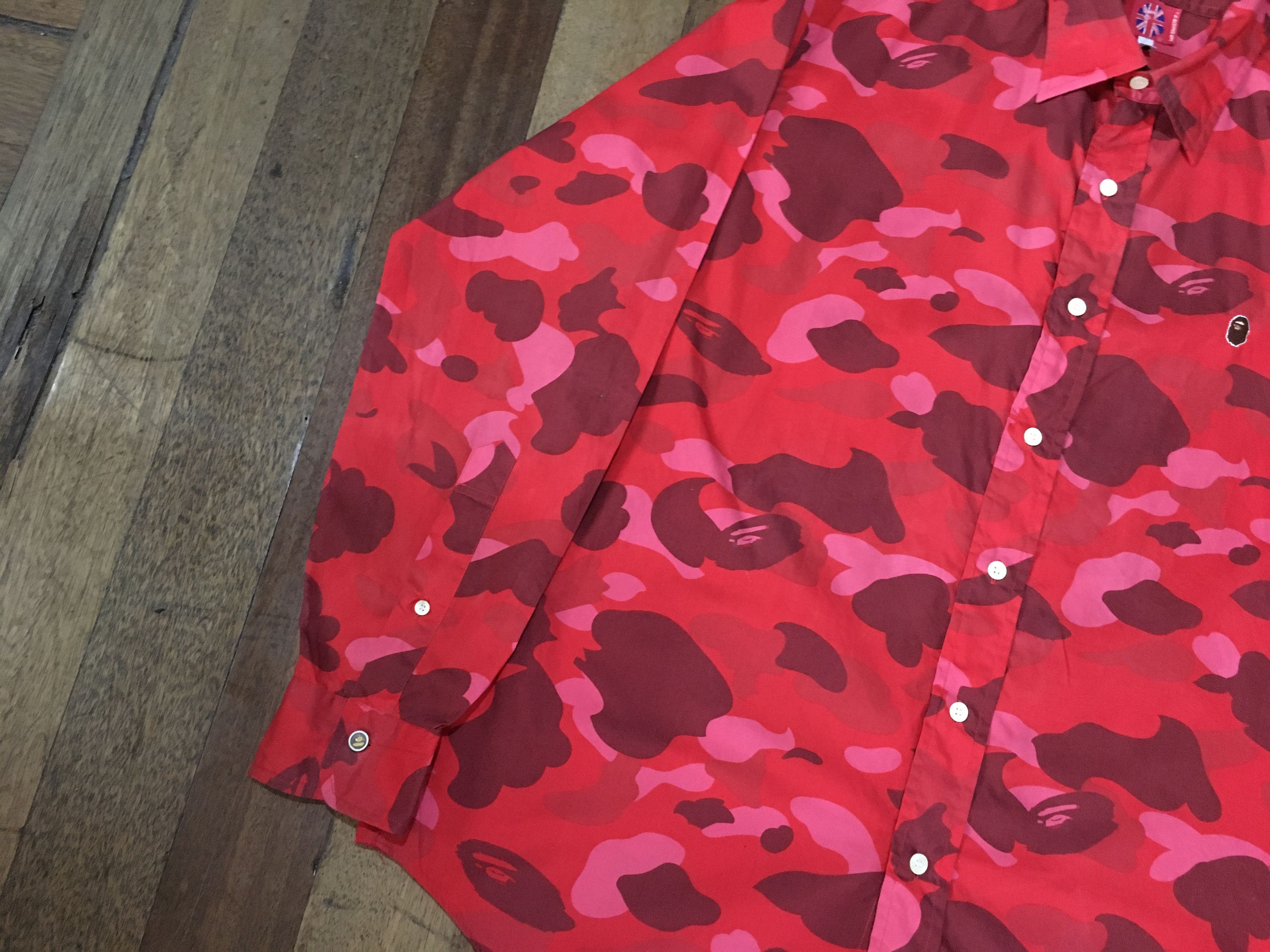 Bape OG BAPE Button Up Polo Longsleeve Size US L / EU 52-54 / 3 - 10 Thumbnail