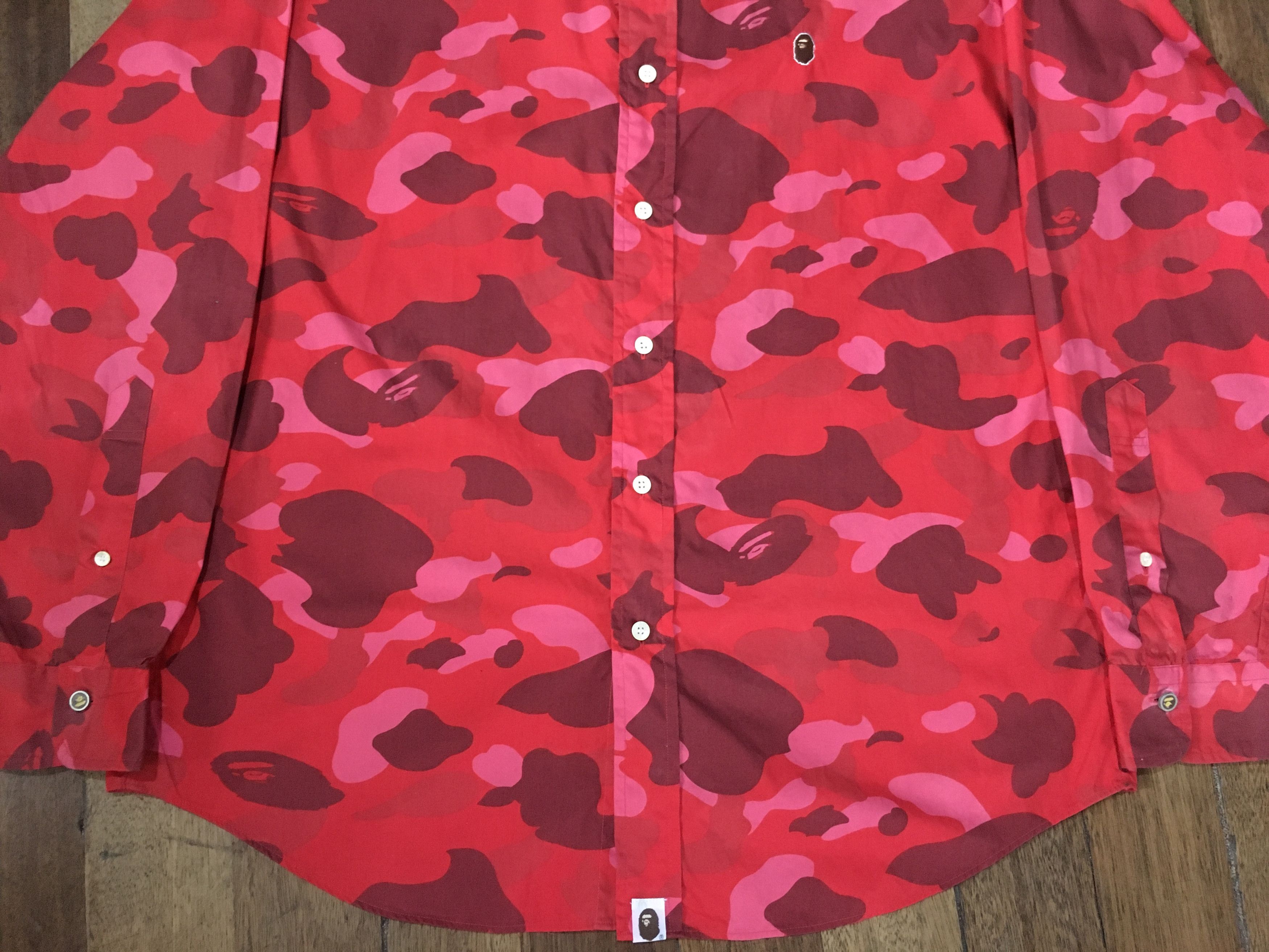 Bape OG BAPE Button Up Polo Longsleeve Size US L / EU 52-54 / 3 - 8 Thumbnail