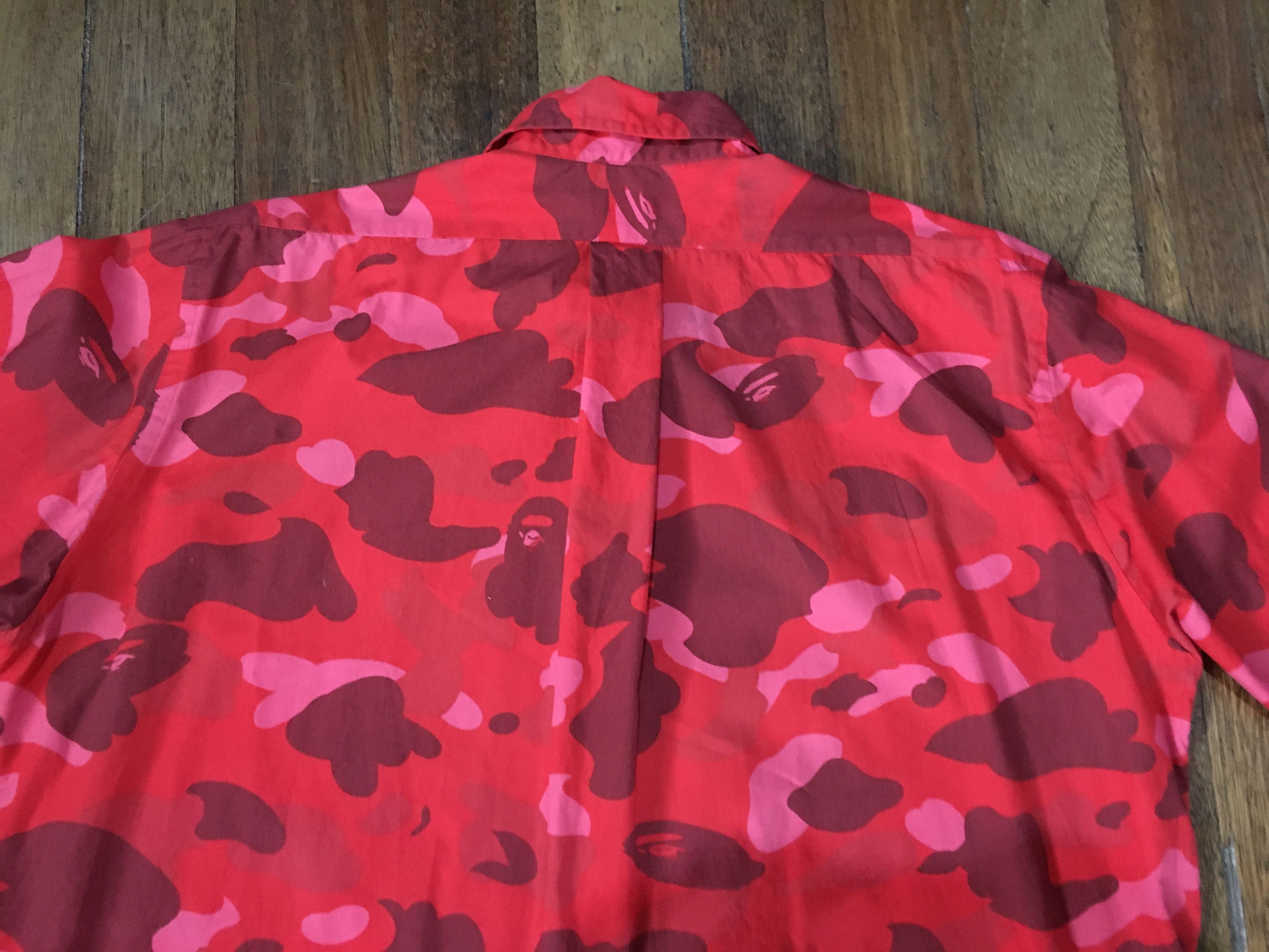 Bape OG BAPE Button Up Polo Longsleeve Size US L / EU 52-54 / 3 - 9 Thumbnail