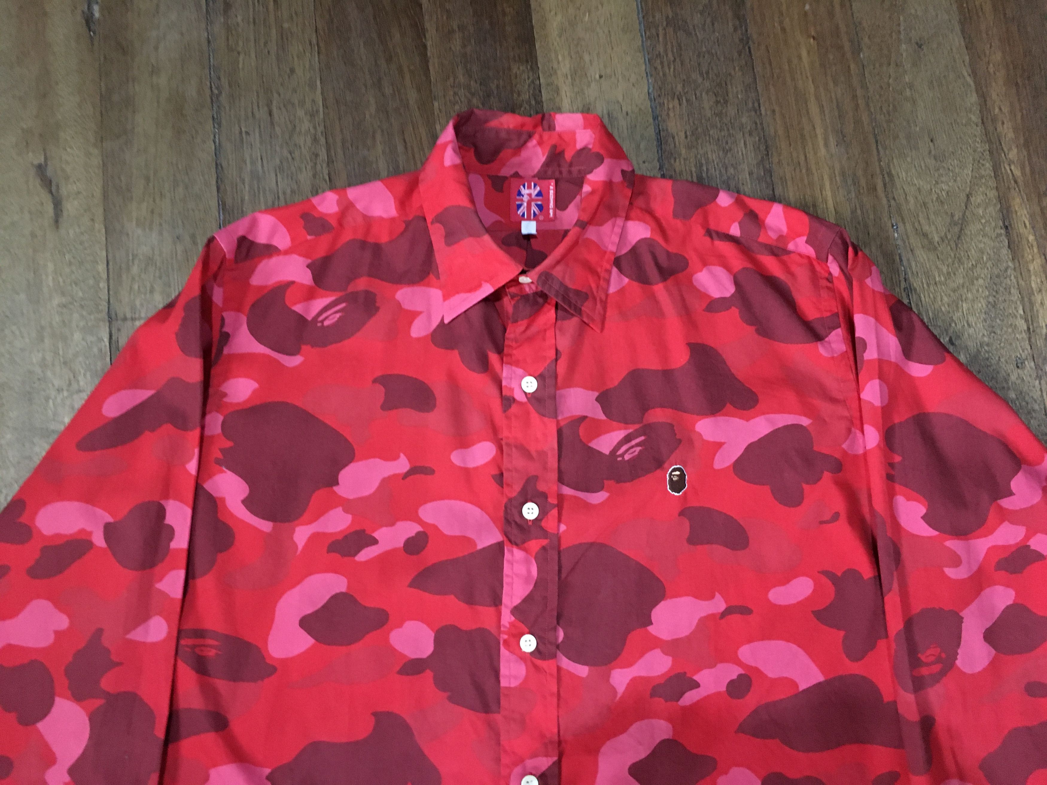 Bape OG BAPE Button Up Polo Longsleeve Size US L / EU 52-54 / 3 - 2 Thumbnail