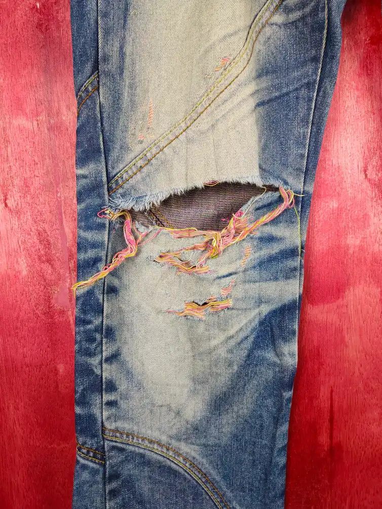 Hypebeast Crazy Leopard Dragon Ripped Distressed Denim Pants #S607DL Size US 30 / EU 46 - 15 Thumbnail