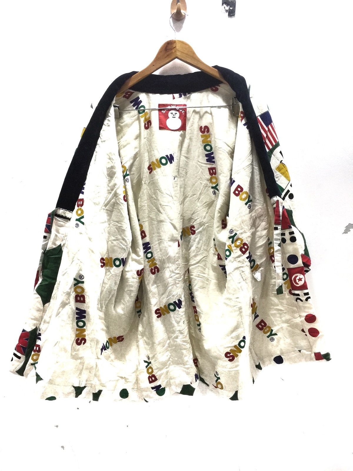 Japanese Brand × Vintage 💥delete today💥 Snow Boy kimono winter jacket over print Size US L / EU 52-54 / 3 - 7 Thumbnail