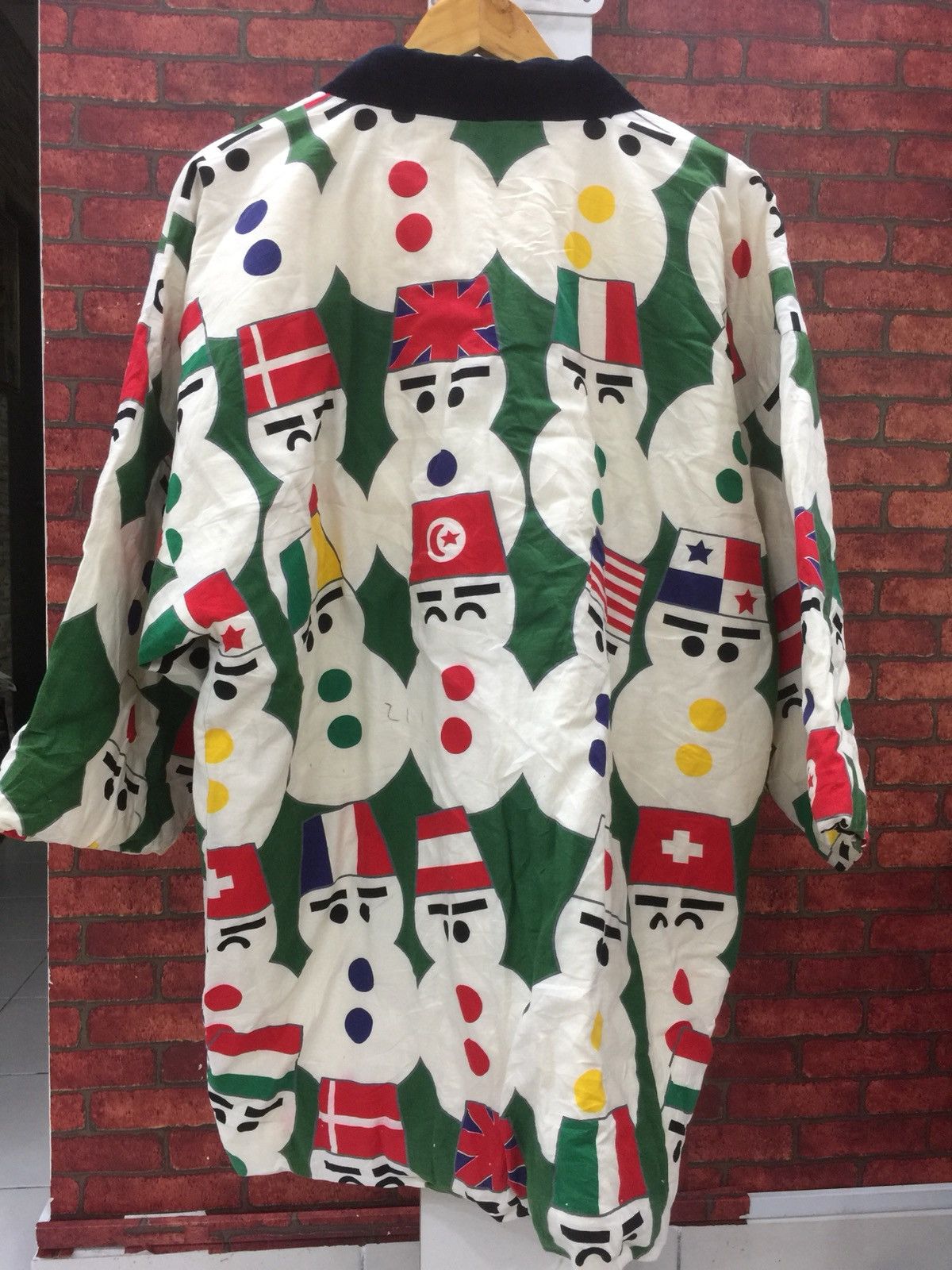 Japanese Brand × Vintage 💥delete today💥 Snow Boy kimono winter jacket over print Size US L / EU 52-54 / 3 - 3 Thumbnail