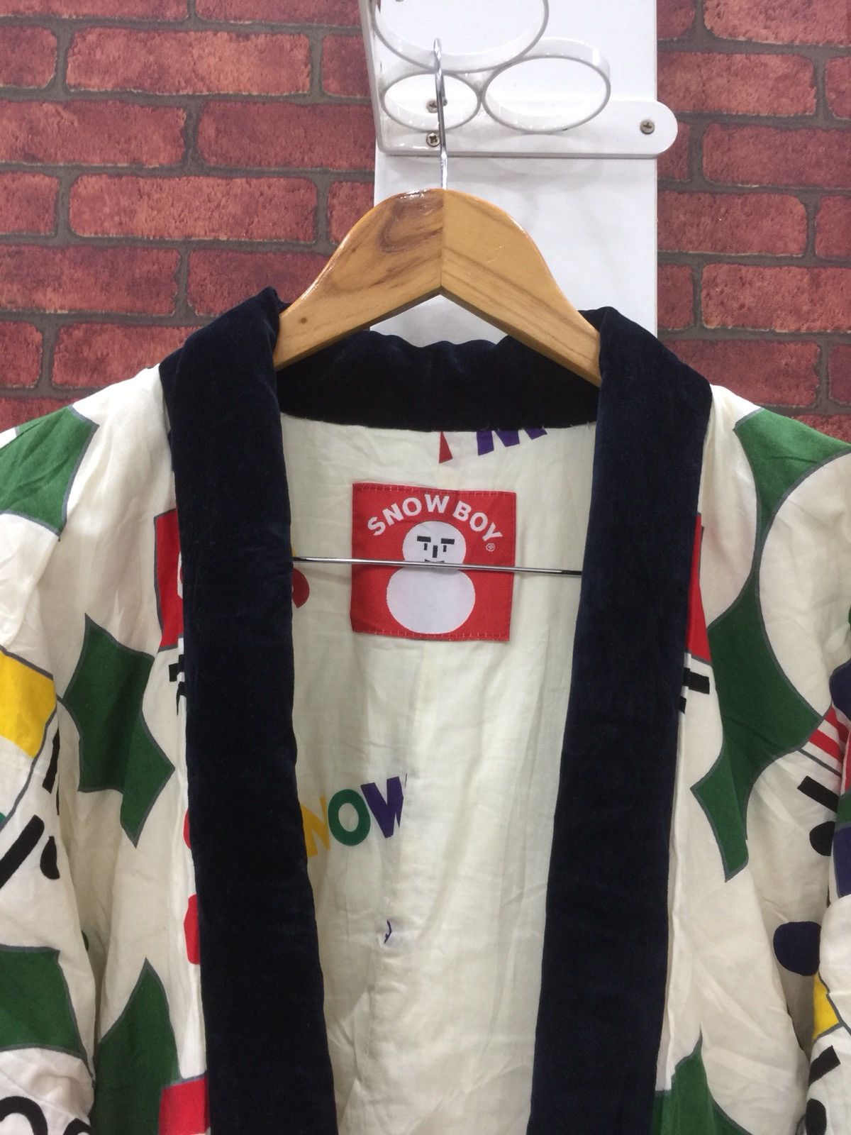 Japanese Brand × Vintage 💥delete today💥 Snow Boy kimono winter jacket over print Size US L / EU 52-54 / 3 - 4 Thumbnail