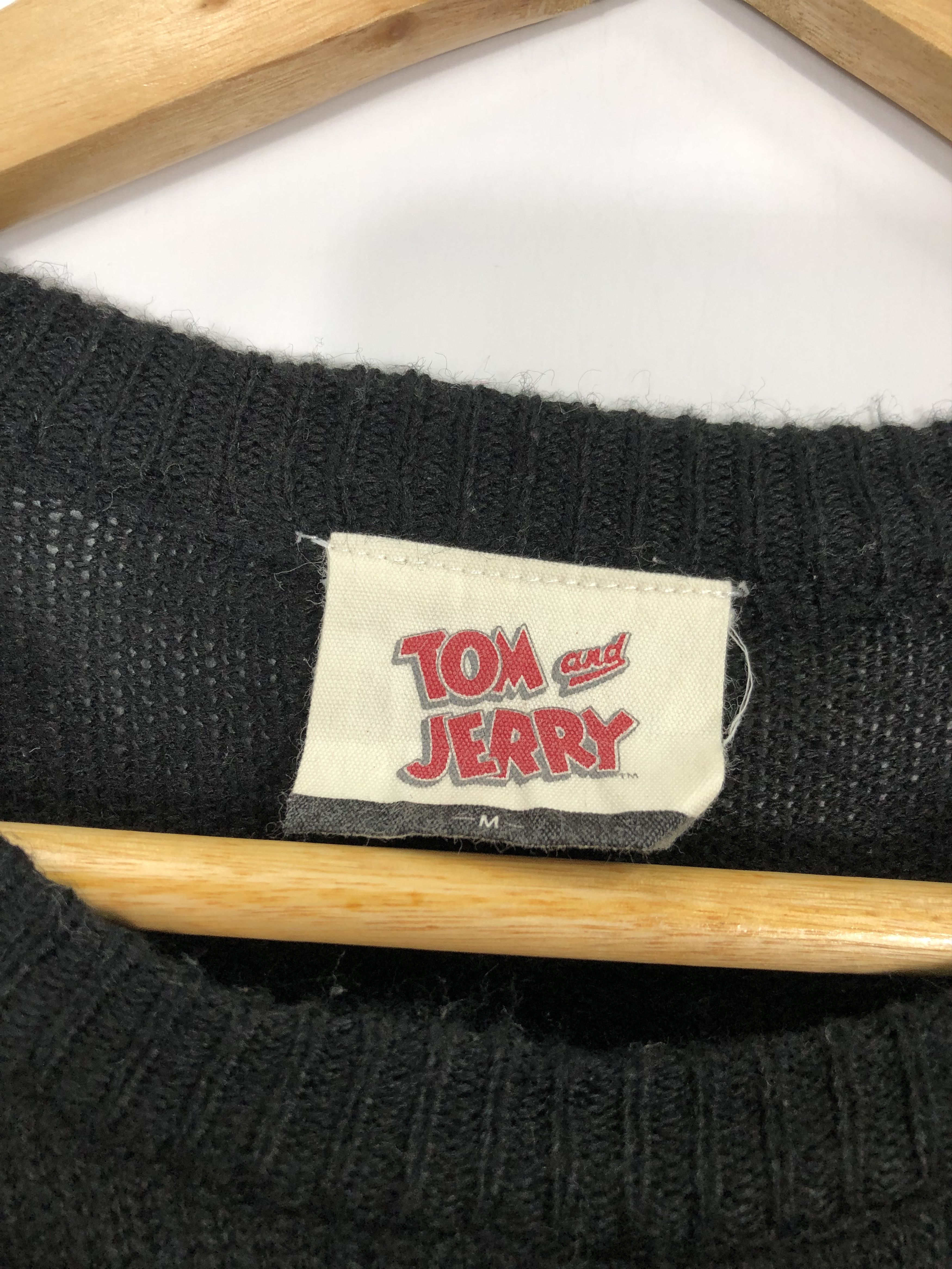 Cartoon Network × Vintage Vintage cartoon Tom And Jerry Knitwear Jumper Sweatshirt Size US M / EU 48-50 / 2 - 7 Thumbnail