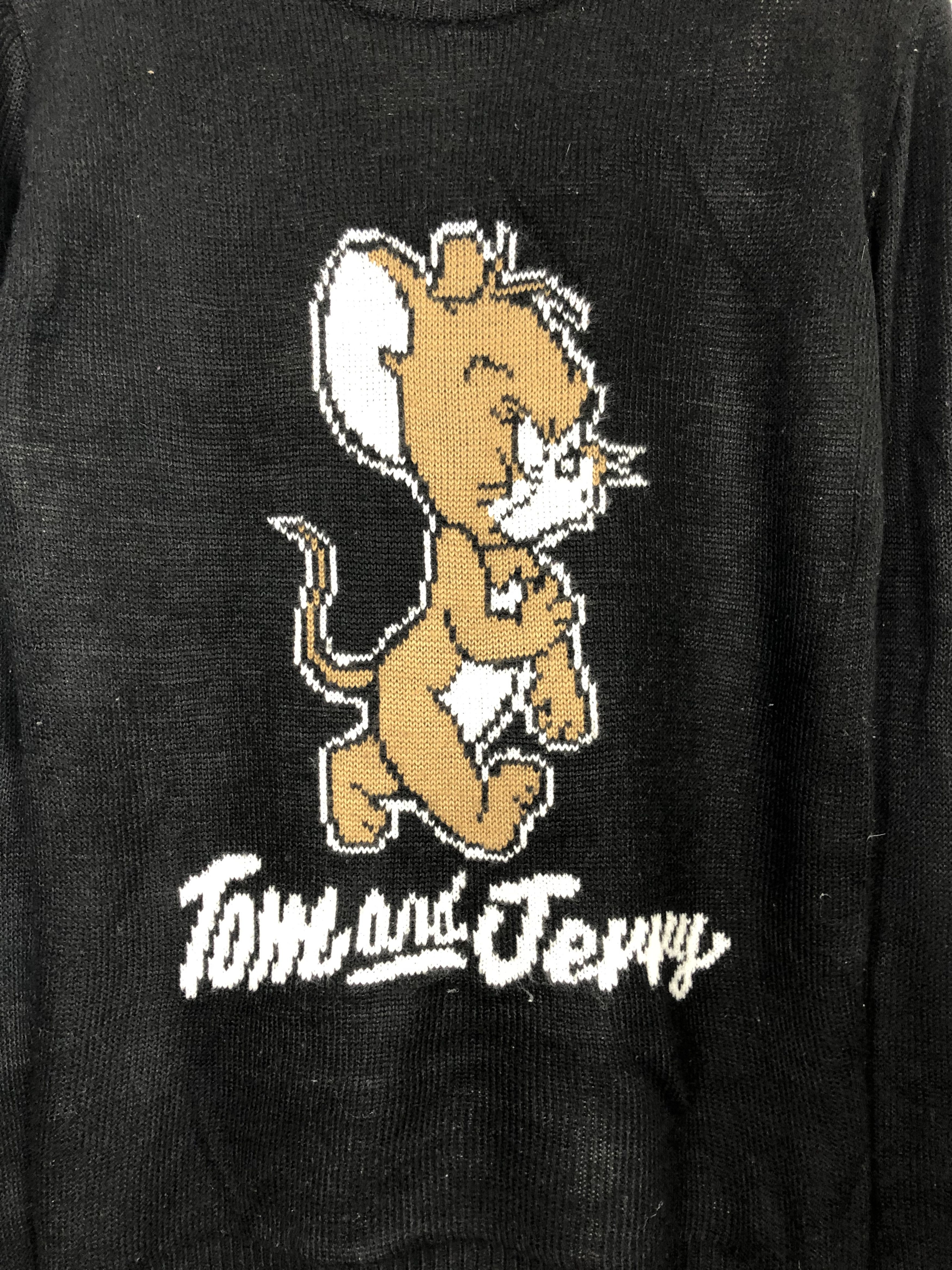Cartoon Network × Vintage Vintage cartoon Tom And Jerry Knitwear Jumper Sweatshirt Size US M / EU 48-50 / 2 - 2 Thumbnail