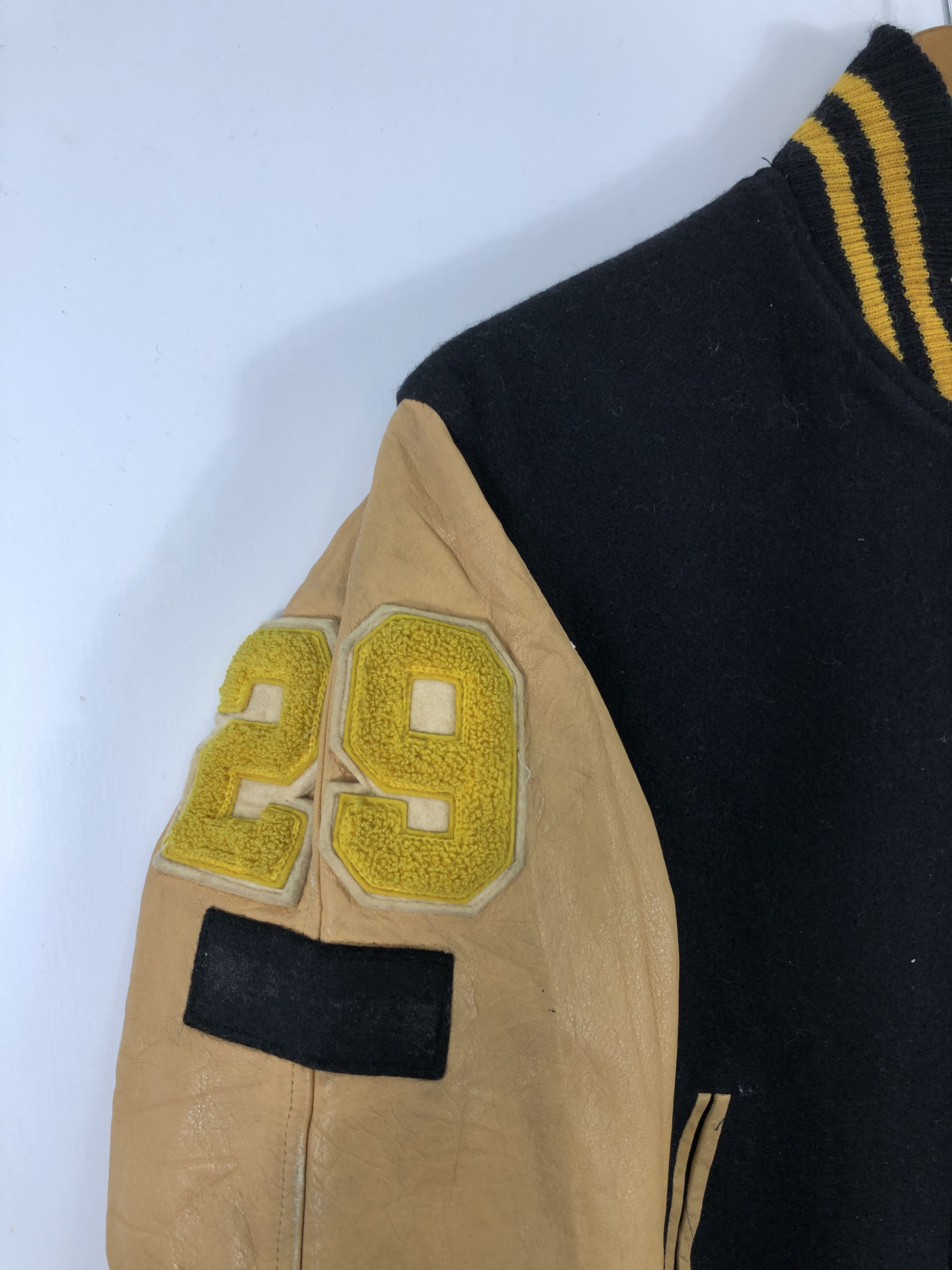 Japanese Brand Vintage 70s Japanese Brand Varsity Jacket Leather V0239 Size US M / EU 48-50 / 2 - 5 Thumbnail