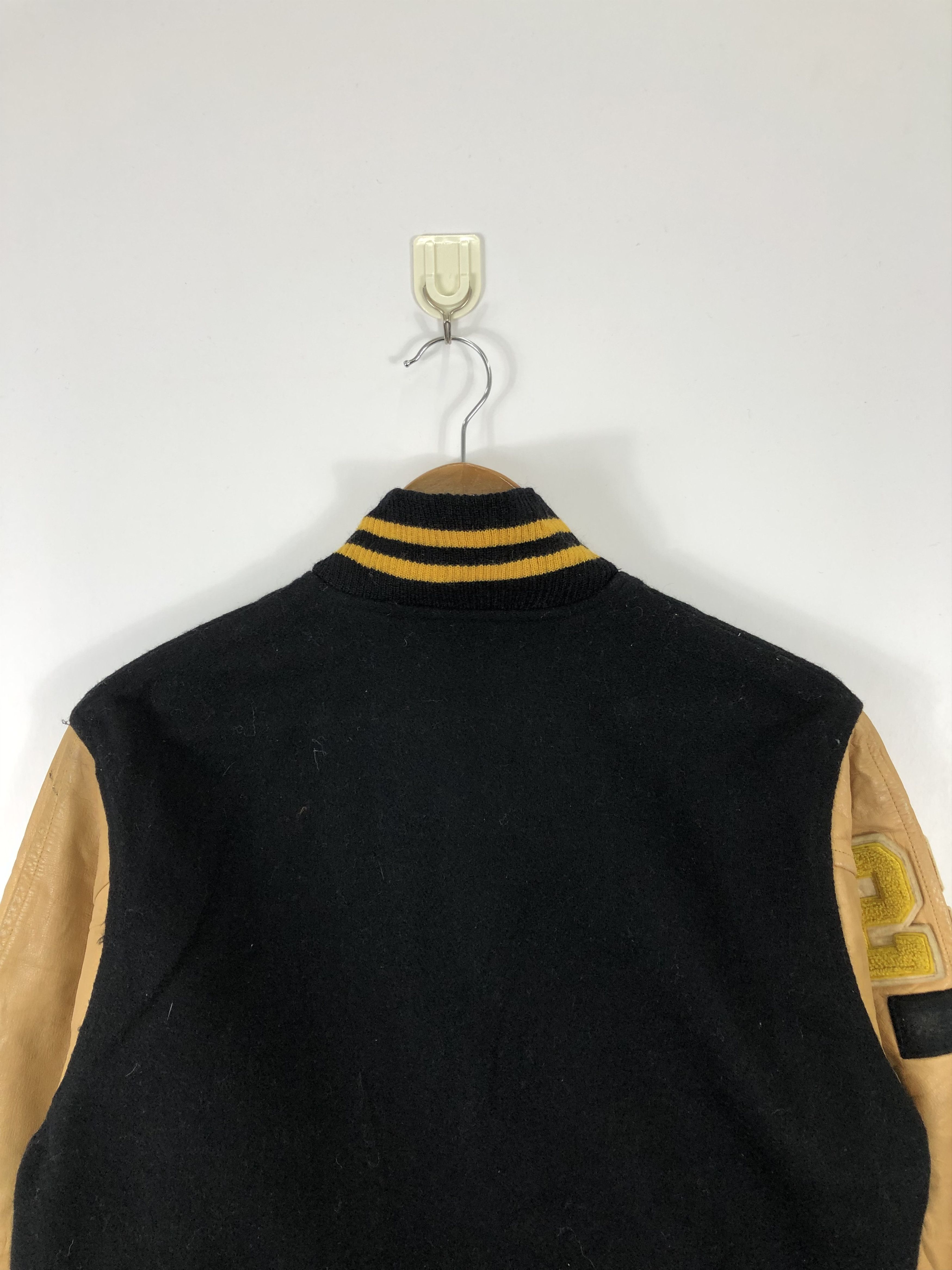 Japanese Brand Vintage 70s Japanese Brand Varsity Jacket Leather V0239 Size US M / EU 48-50 / 2 - 4 Thumbnail
