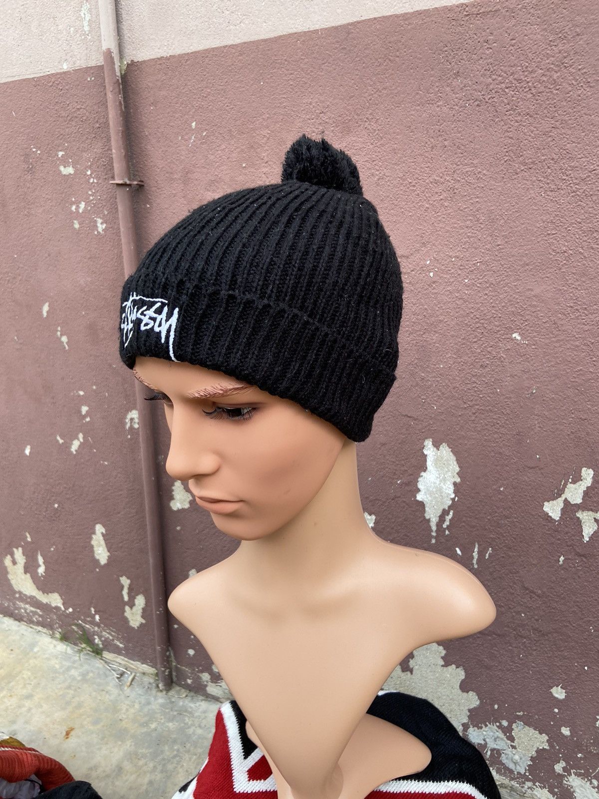 Stussy vintage Stussy Spellout Beanie Hat Size ONE SIZE - 3 Thumbnail