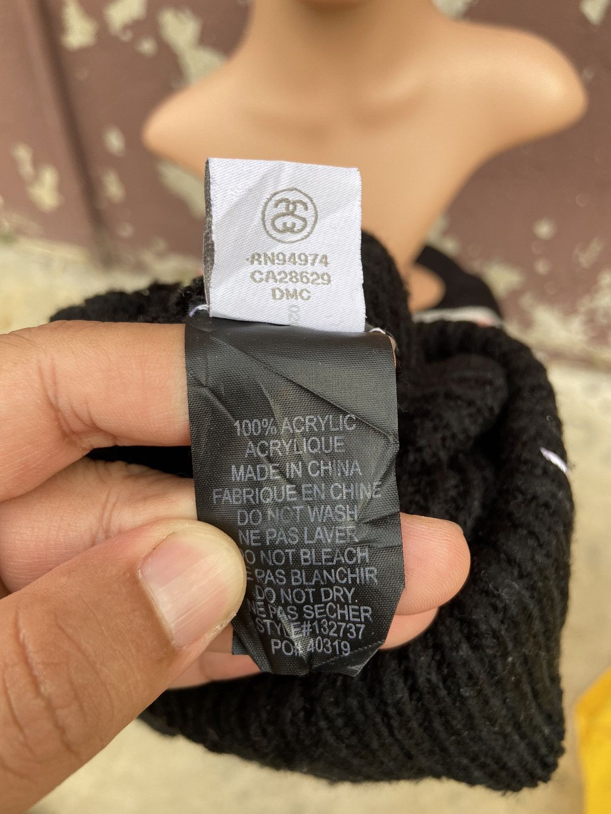 Stussy vintage Stussy Spellout Beanie Hat Size ONE SIZE - 5 Thumbnail