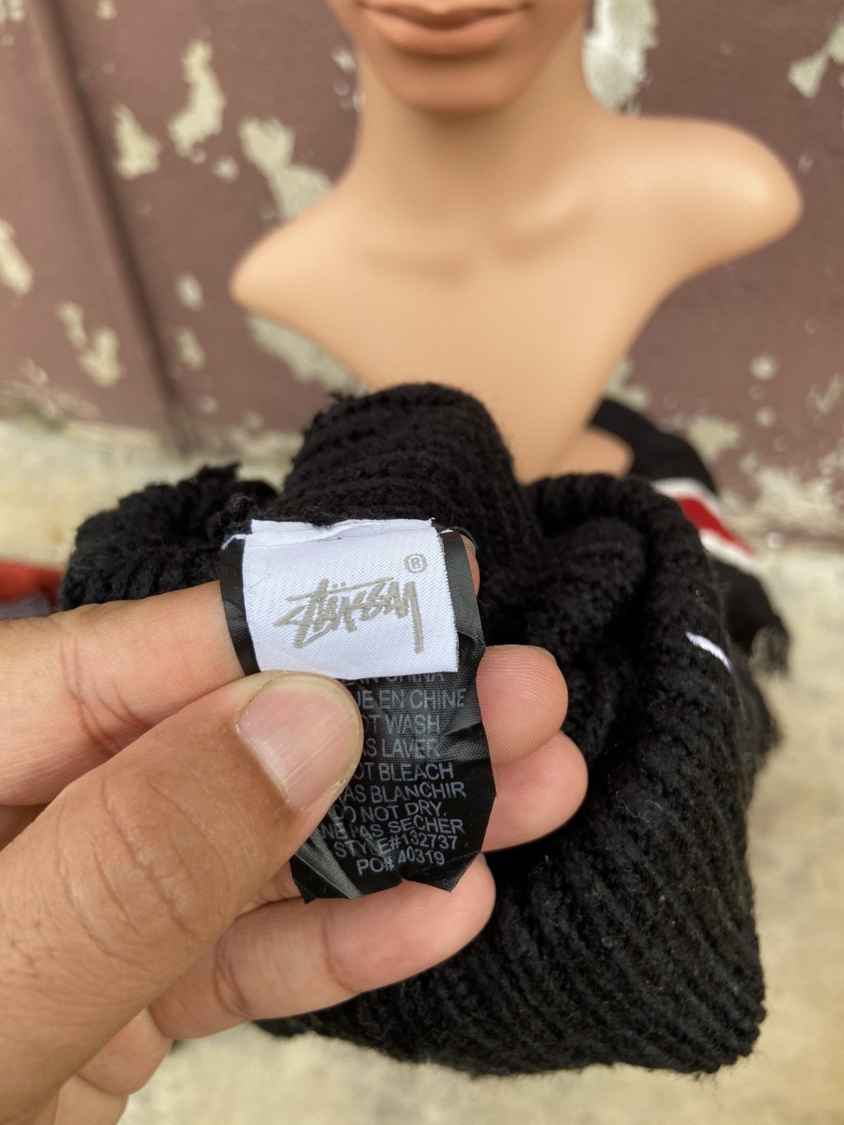 Stussy vintage Stussy Spellout Beanie Hat Size ONE SIZE - 4 Thumbnail