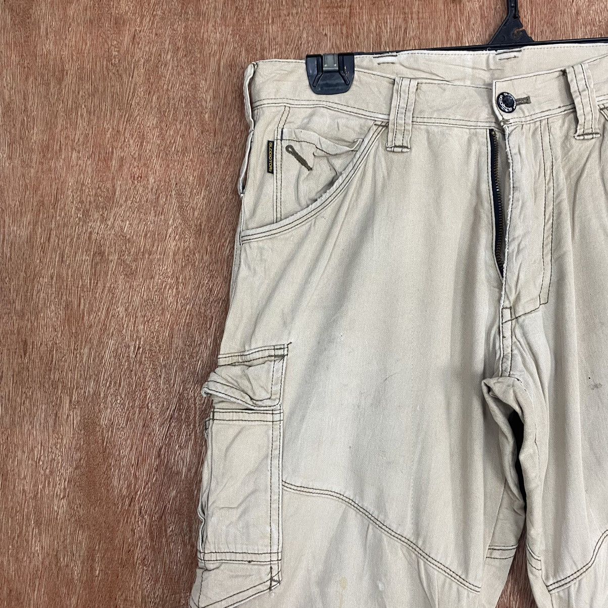 Japanese Brand Gladiator Brown Multipocket Cargo Pants #c763 Size US 30 / EU 46 - 5 Thumbnail