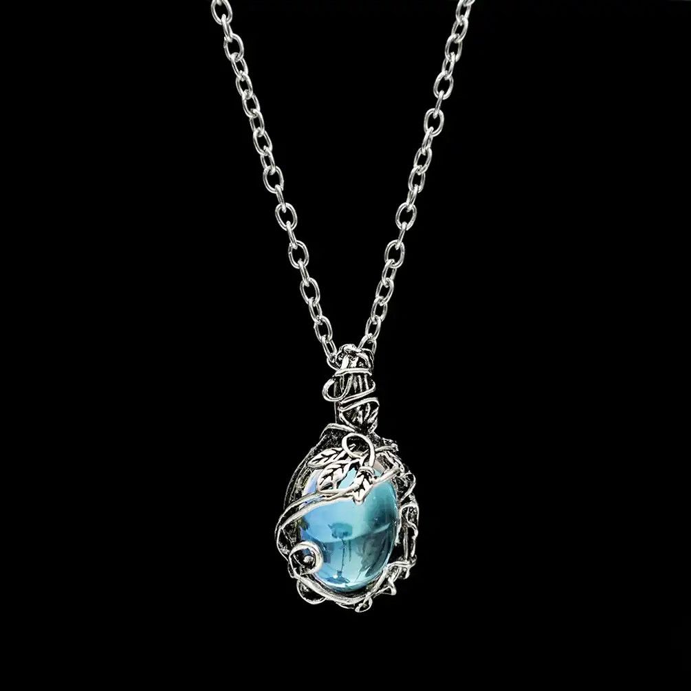 Jewelry Crystal Gemstone Pendant Necklace Size ONE SIZE - 1 Thumbnail