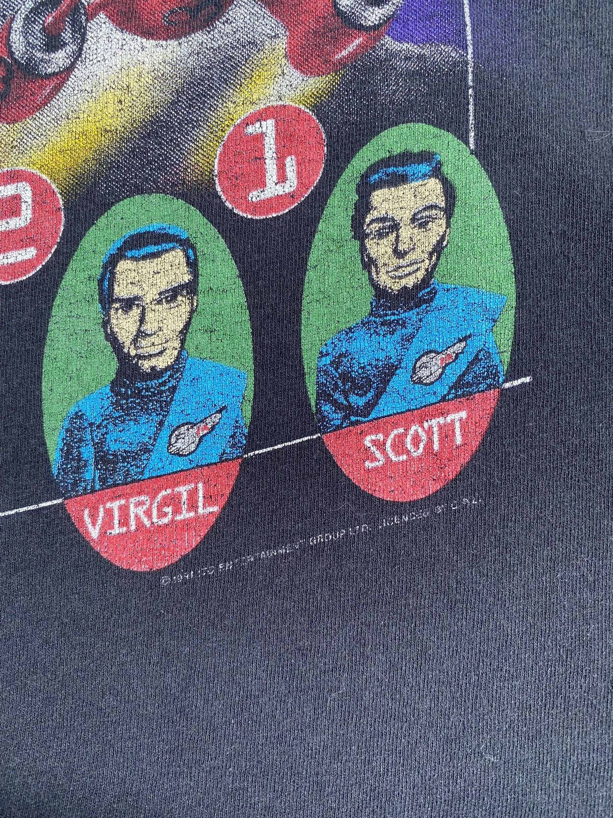 Sci-Fi Fantasy Vintage 1991 THUNDERBIRDS Sci-Fi Tee Single Stitch Size US M / EU 48-50 / 2 - 5 Thumbnail