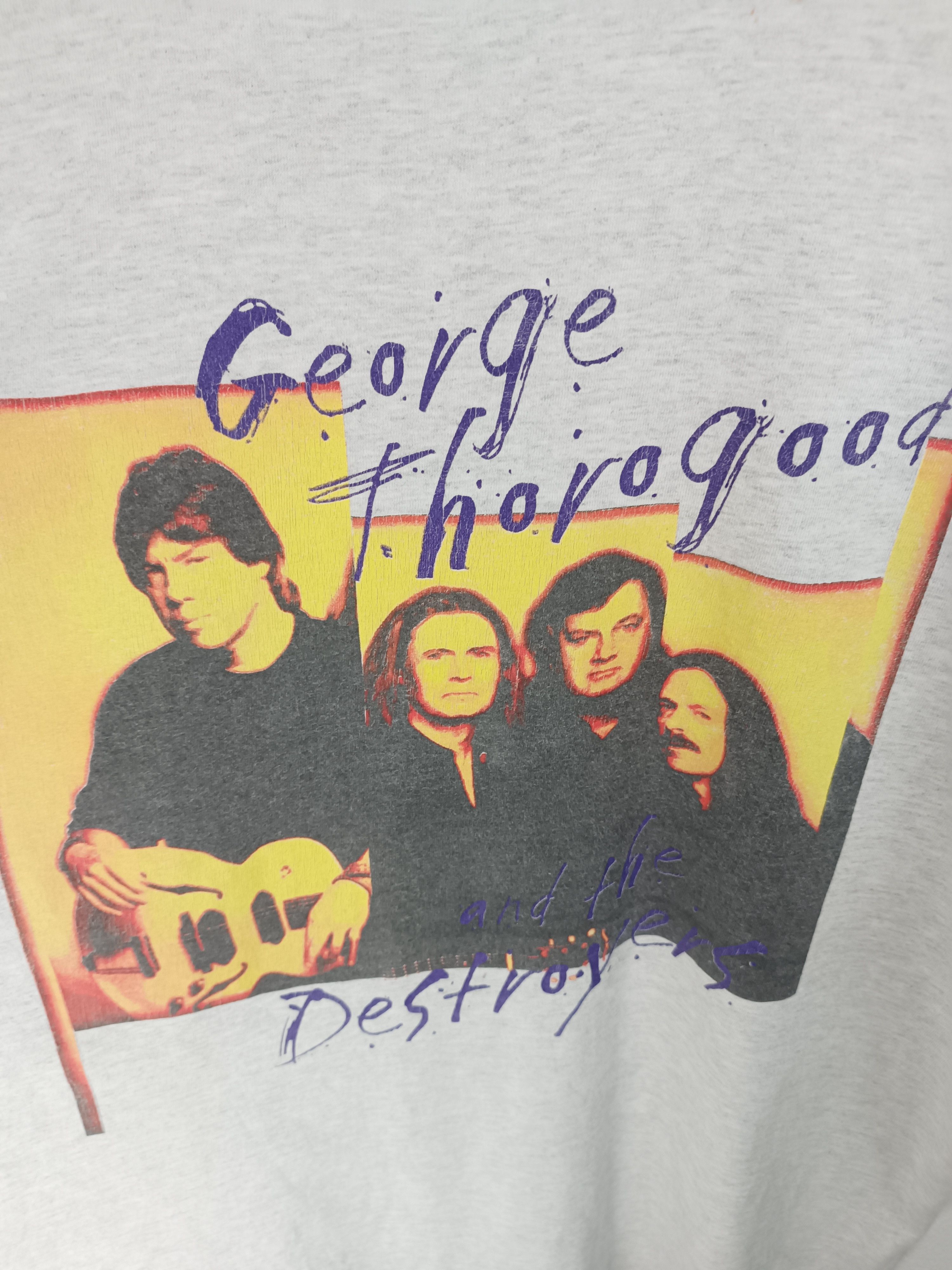 Band Tees VINTAGE '99 GEORGE THOROGOOD & THE DESTROYER TOUR TEE Size US XL / EU 56 / 4 - 16 Thumbnail