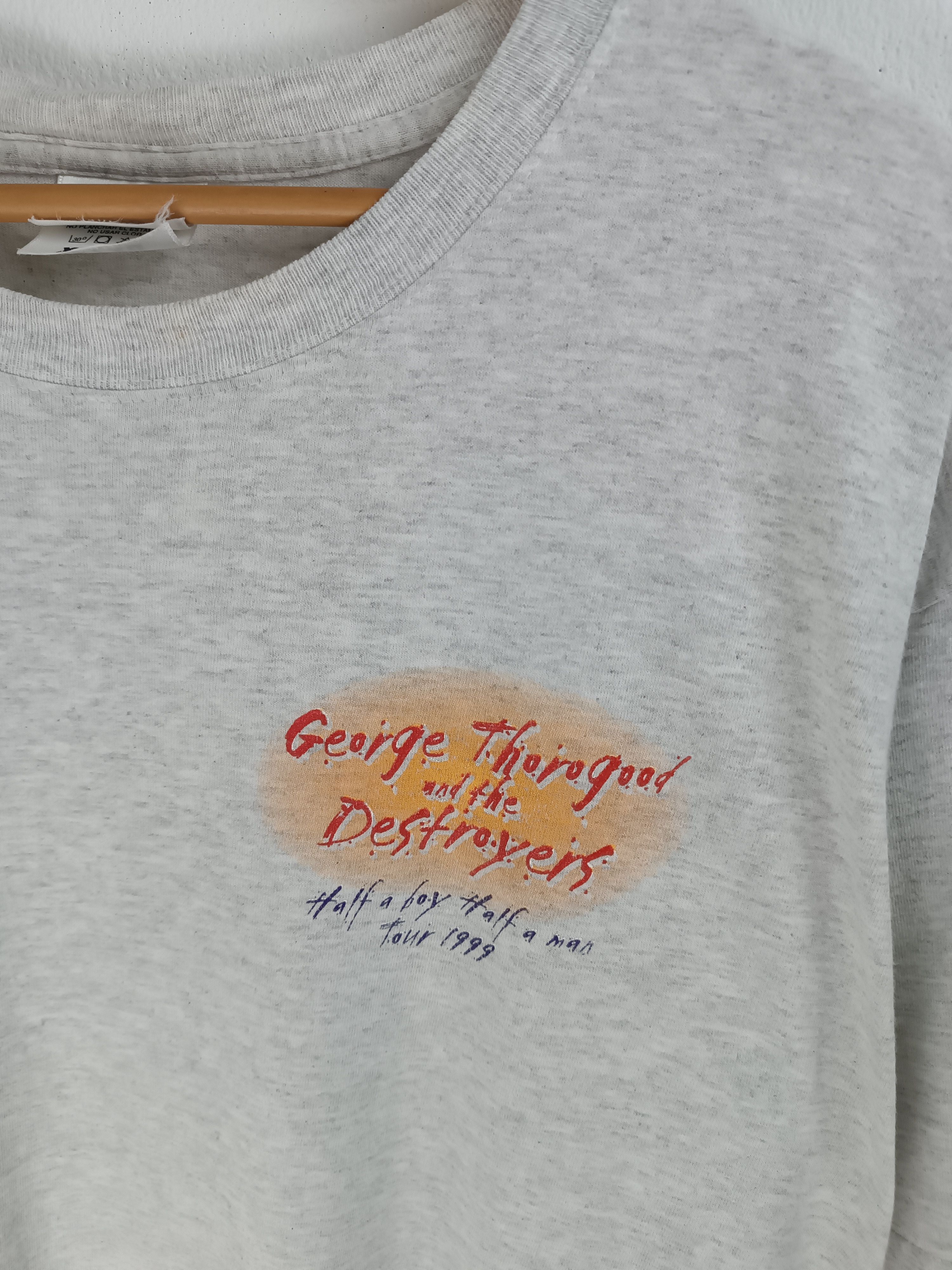 Band Tees VINTAGE '99 GEORGE THOROGOOD & THE DESTROYER TOUR TEE Size US XL / EU 56 / 4 - 4 Thumbnail