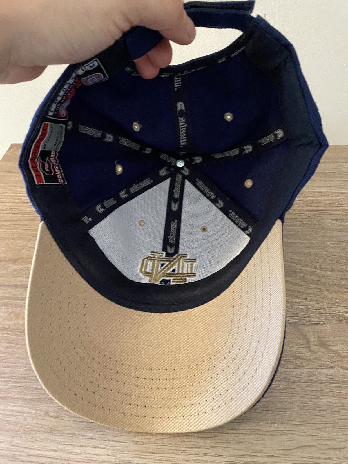 Colosseum Athletics Vintage 90’s Notre Dame Colosseum Strapback Hat Cap Size ONE SIZE - 9 Thumbnail