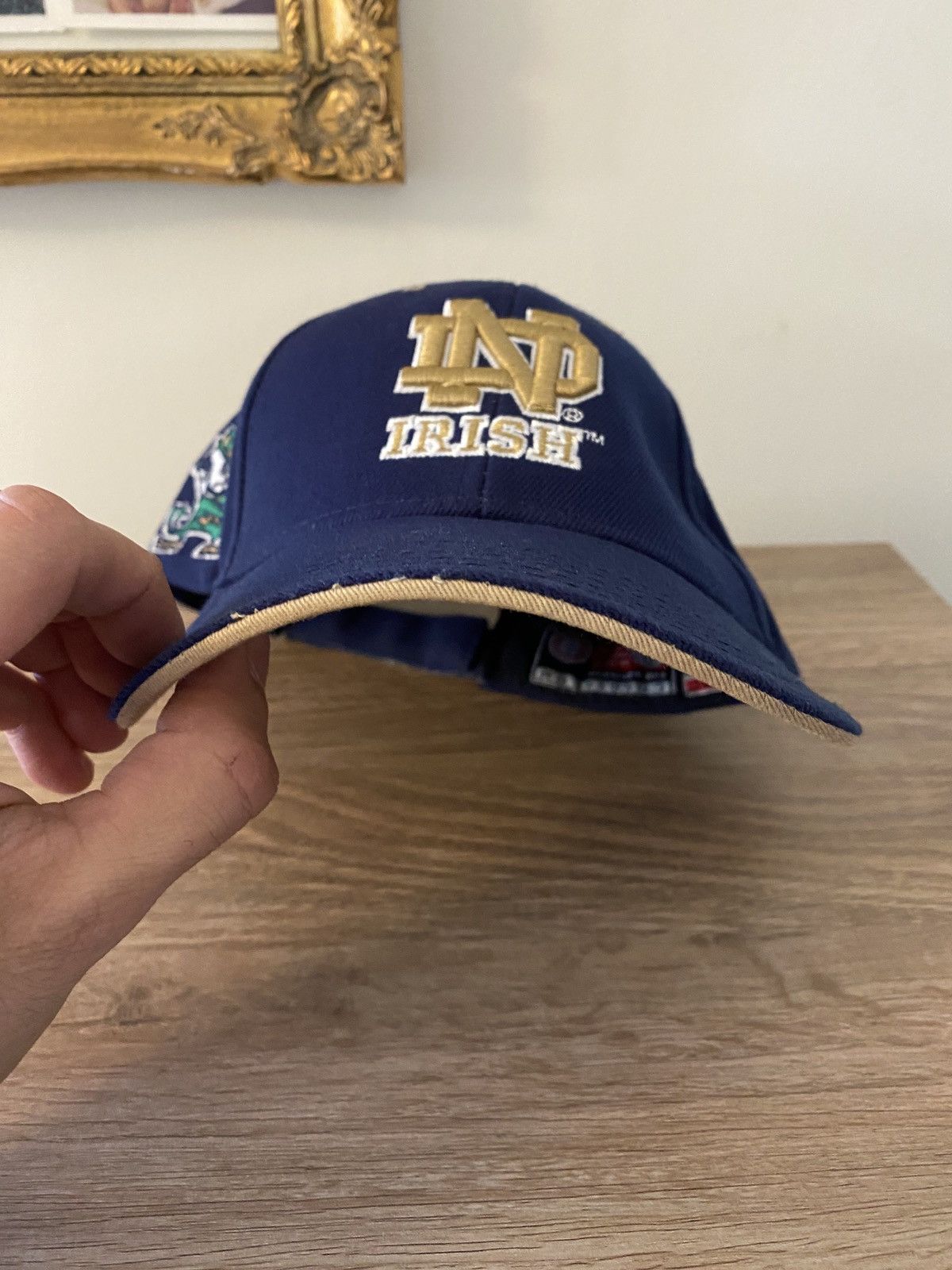 Colosseum Athletics Vintage 90’s Notre Dame Colosseum Strapback Hat Cap Size ONE SIZE - 4 Thumbnail