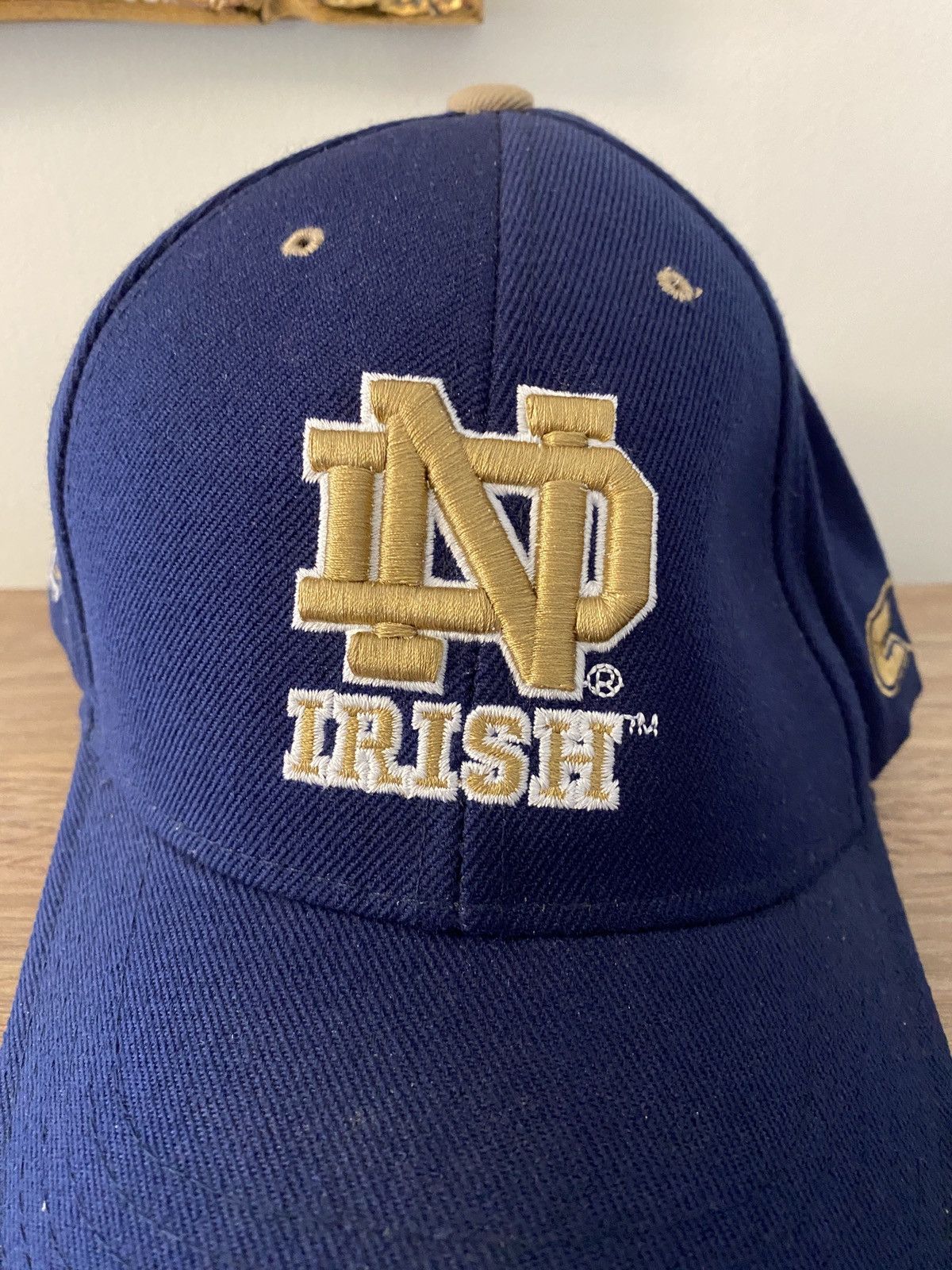 Colosseum Athletics Vintage 90’s Notre Dame Colosseum Strapback Hat Cap Size ONE SIZE - 2 Thumbnail