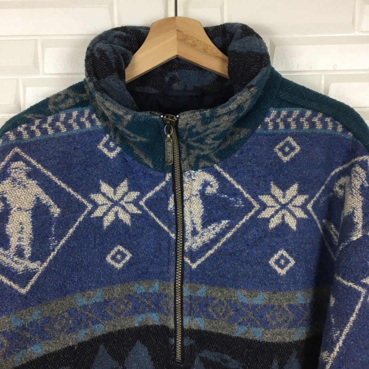 L.L. Bean VERY RARE L.L.Bean Wool Aztec Made In Portugal Size US M / EU 48-50 / 2 - 5 Thumbnail
