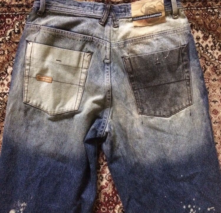 If Six Was Nine Vintage Jeanius Splash Asid Paint Patchwork Pants Size US 30 / EU 46 - 8 Thumbnail