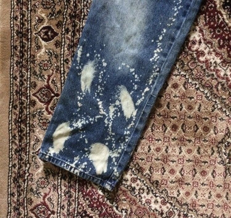 If Six Was Nine Vintage Jeanius Splash Asid Paint Patchwork Pants Size US 30 / EU 46 - 6 Thumbnail