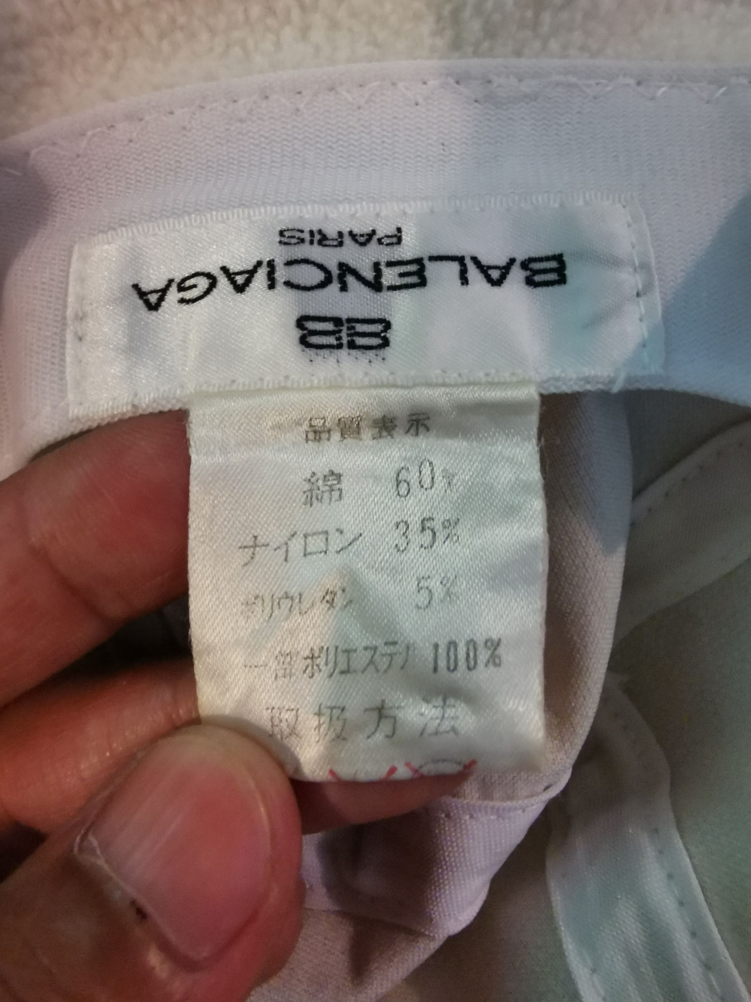 Balenciaga × Vintage Vintage Balenciaga Paris BB Small Logo Bucket Hat Size ONE SIZE - 5 Thumbnail