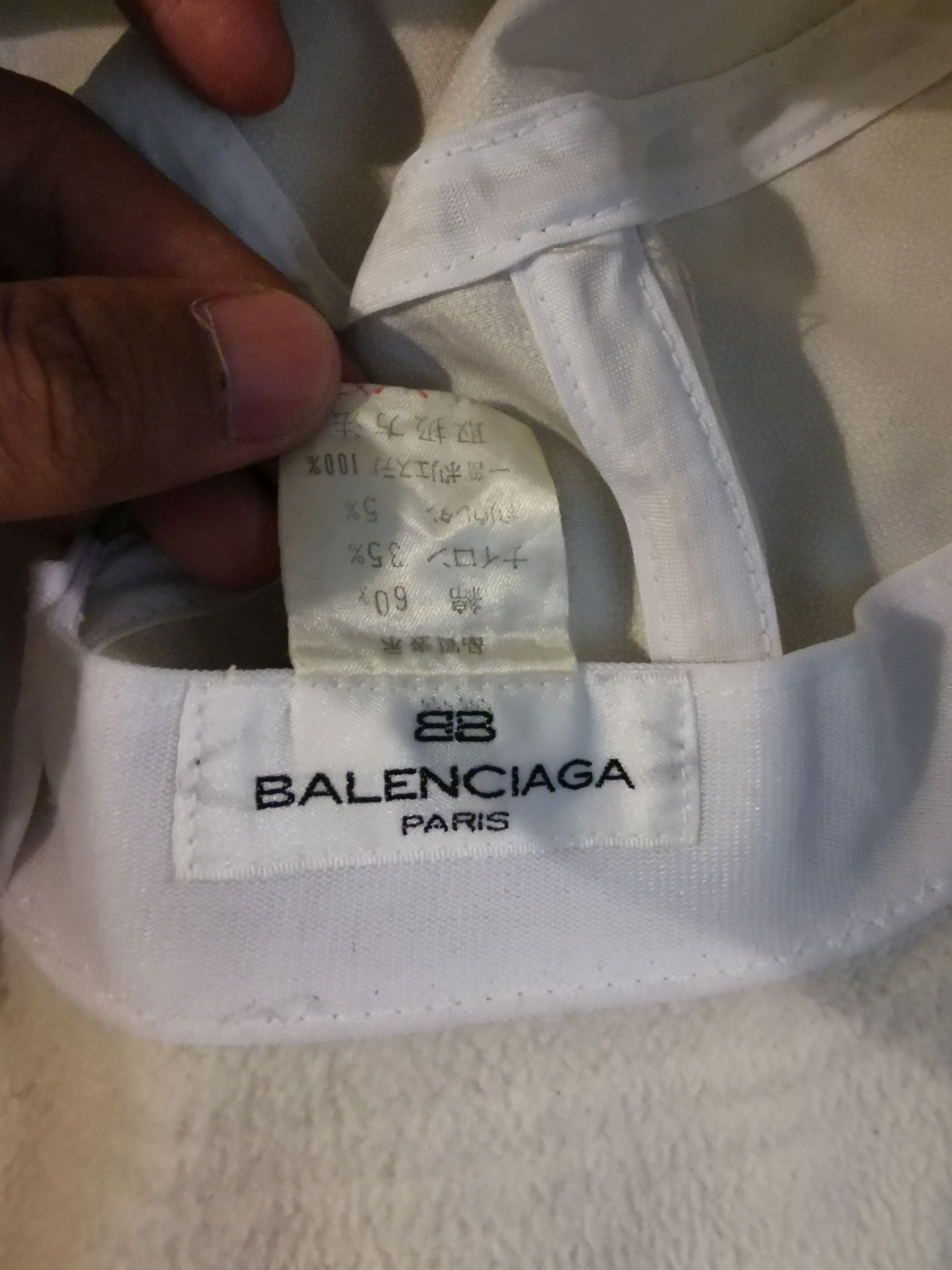 Balenciaga × Vintage Vintage Balenciaga Paris BB Small Logo Bucket Hat Size ONE SIZE - 6 Thumbnail