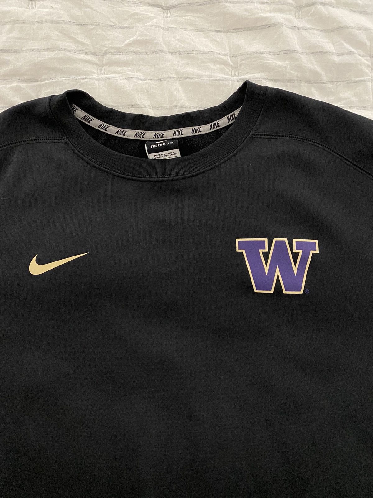 Vintage Nike University of Washington Therma Fit Logo Sweatshirt Size US XXL / EU 58 / 5 - 5 Thumbnail