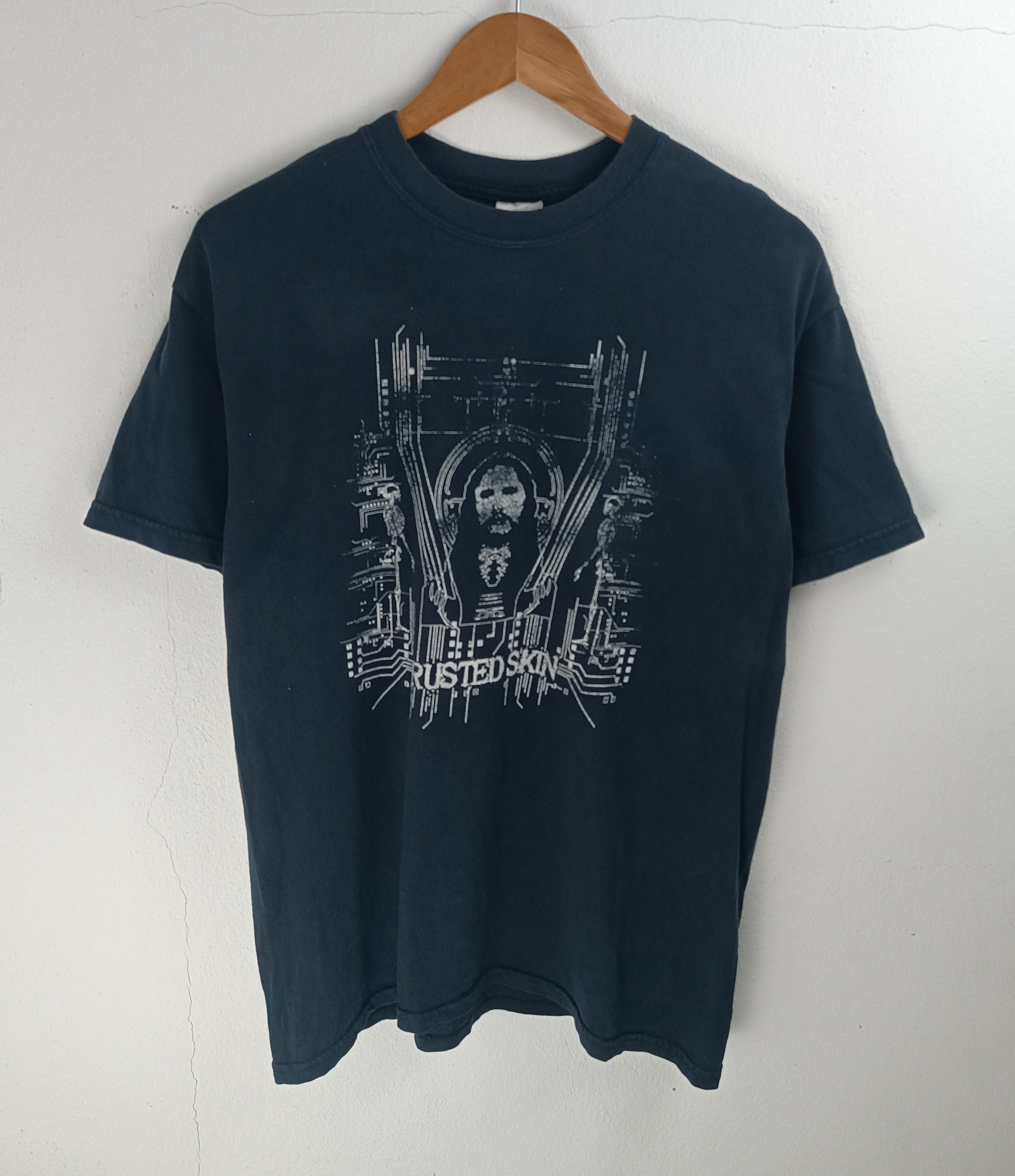 Vintage VINTAGE Y2K FADED RUSTED SKIN TEE GRUNGE PUNK GOTH Size US M / EU 48-50 / 2 - 3 Thumbnail