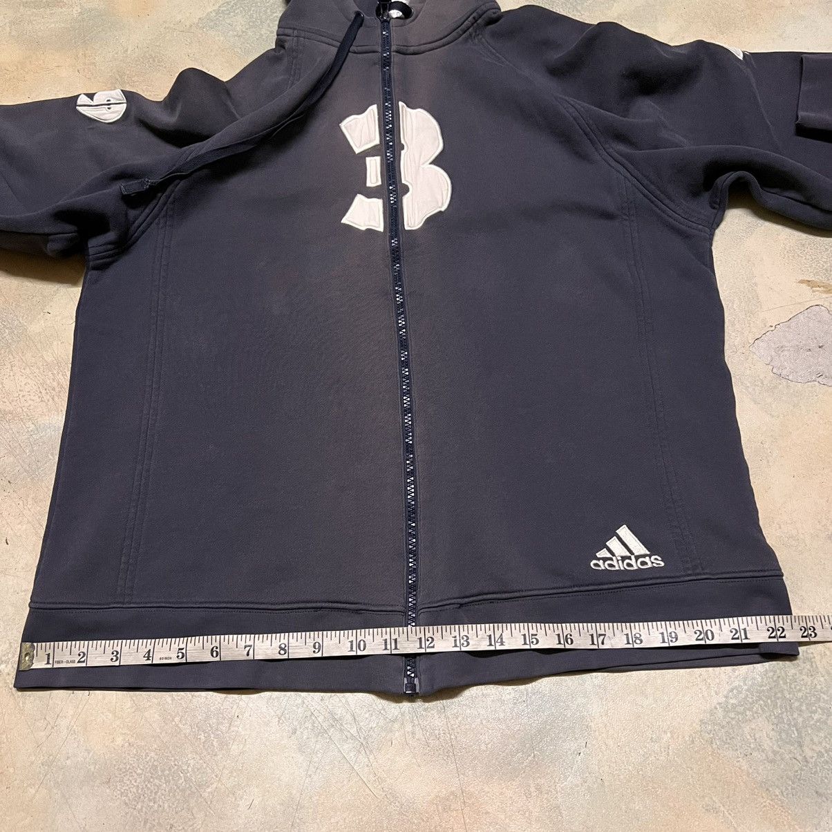 Adidas Vintage Adidas Zipper Sweater Hoodie Size US L / EU 52-54 / 3 - 14 Thumbnail