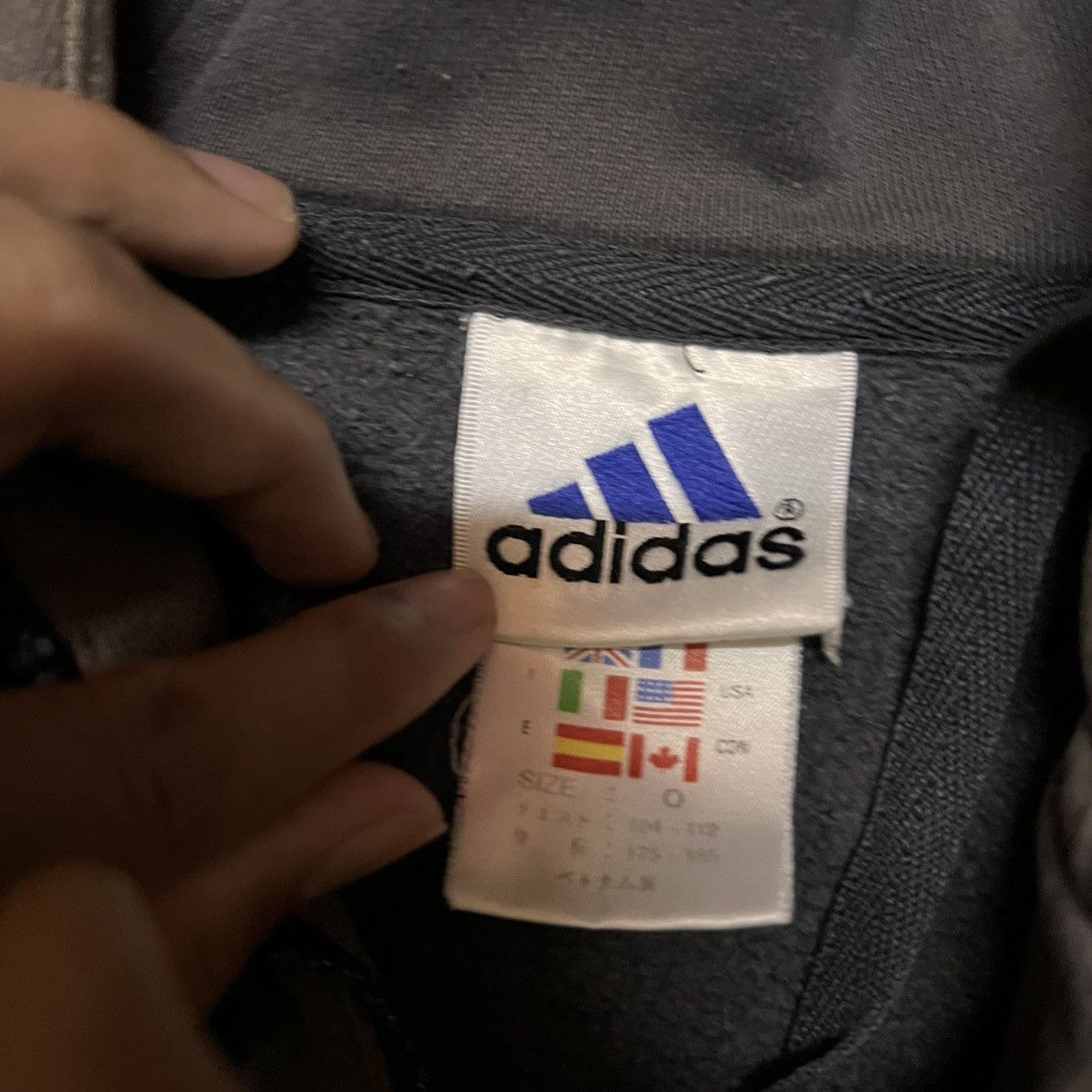 Adidas Vintage Adidas Zipper Sweater Hoodie Size US L / EU 52-54 / 3 - 9 Thumbnail
