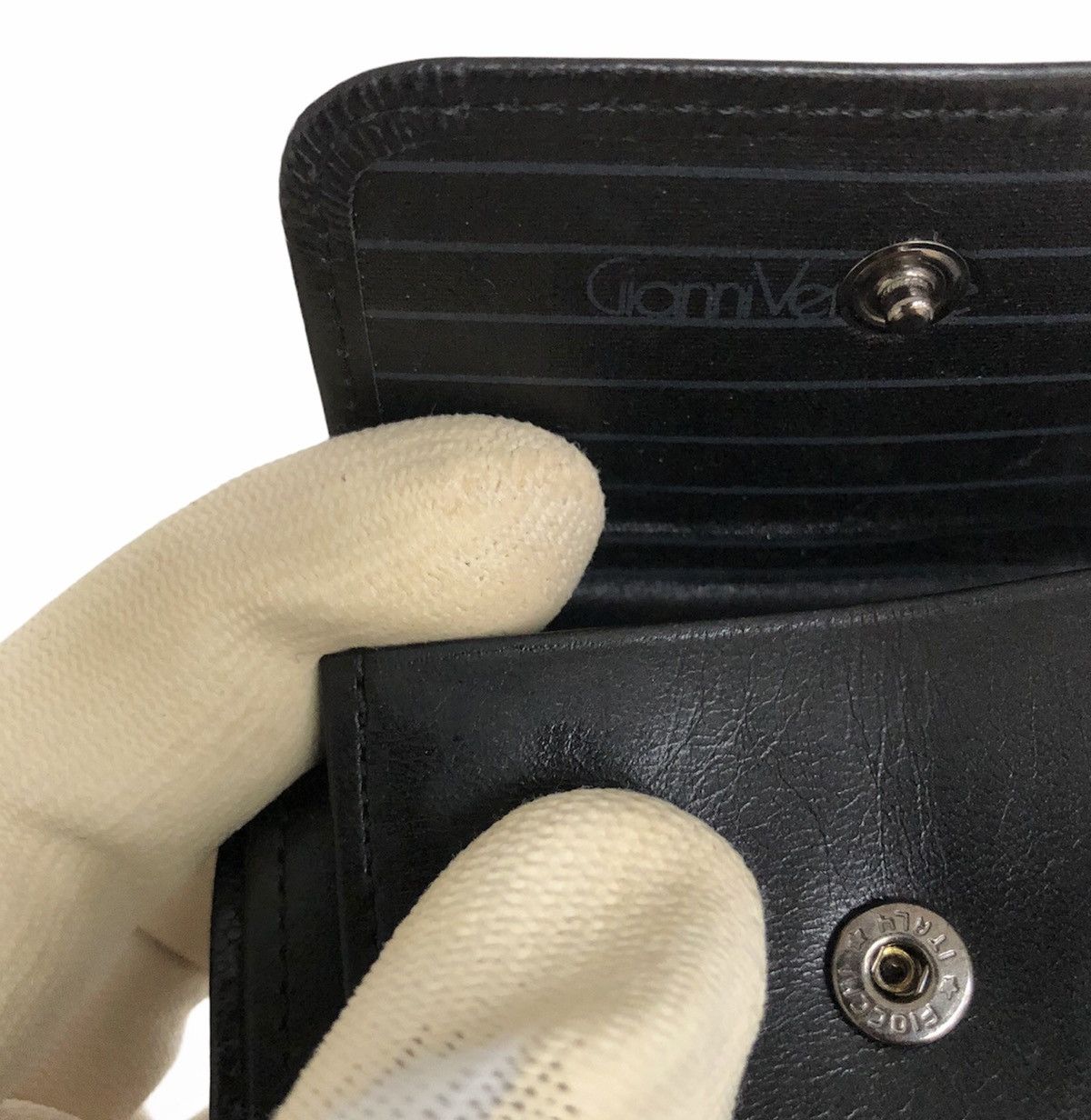 Versace Authentic Gianni Versace Men Wallet Leather Size ONE SIZE - 14 Thumbnail