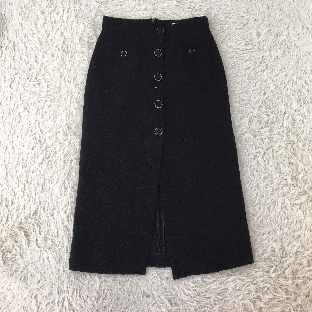 Zara Zara Cross Button Maxi Skirt Size 30" / US 8 / IT 44 - 1 Thumbnail