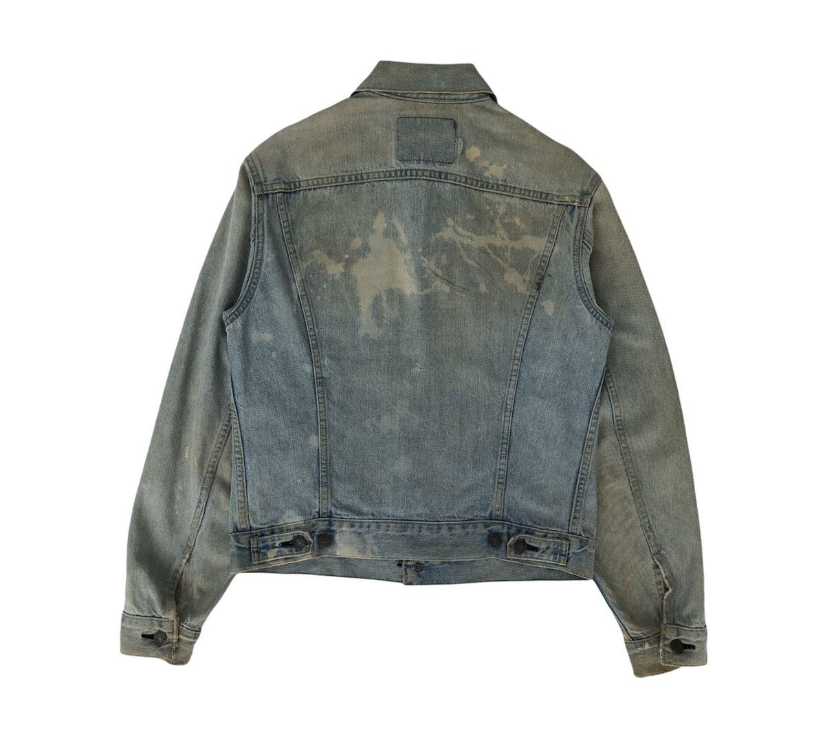 Levi's Vintage 90s LEVIS BIG E Distressed Trucker Jacket Size US M / EU 48-50 / 2 - 8 Thumbnail